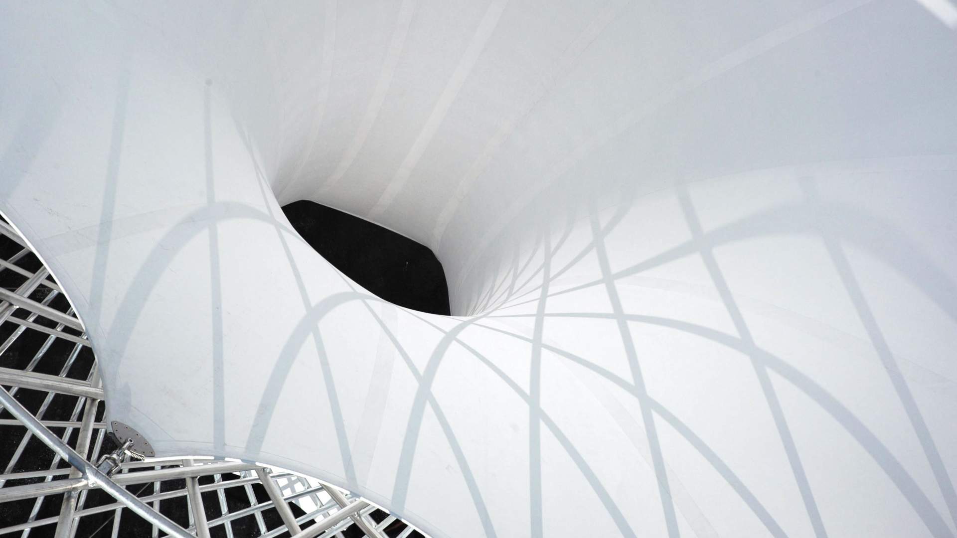 Lysskulpturen "Samspel"