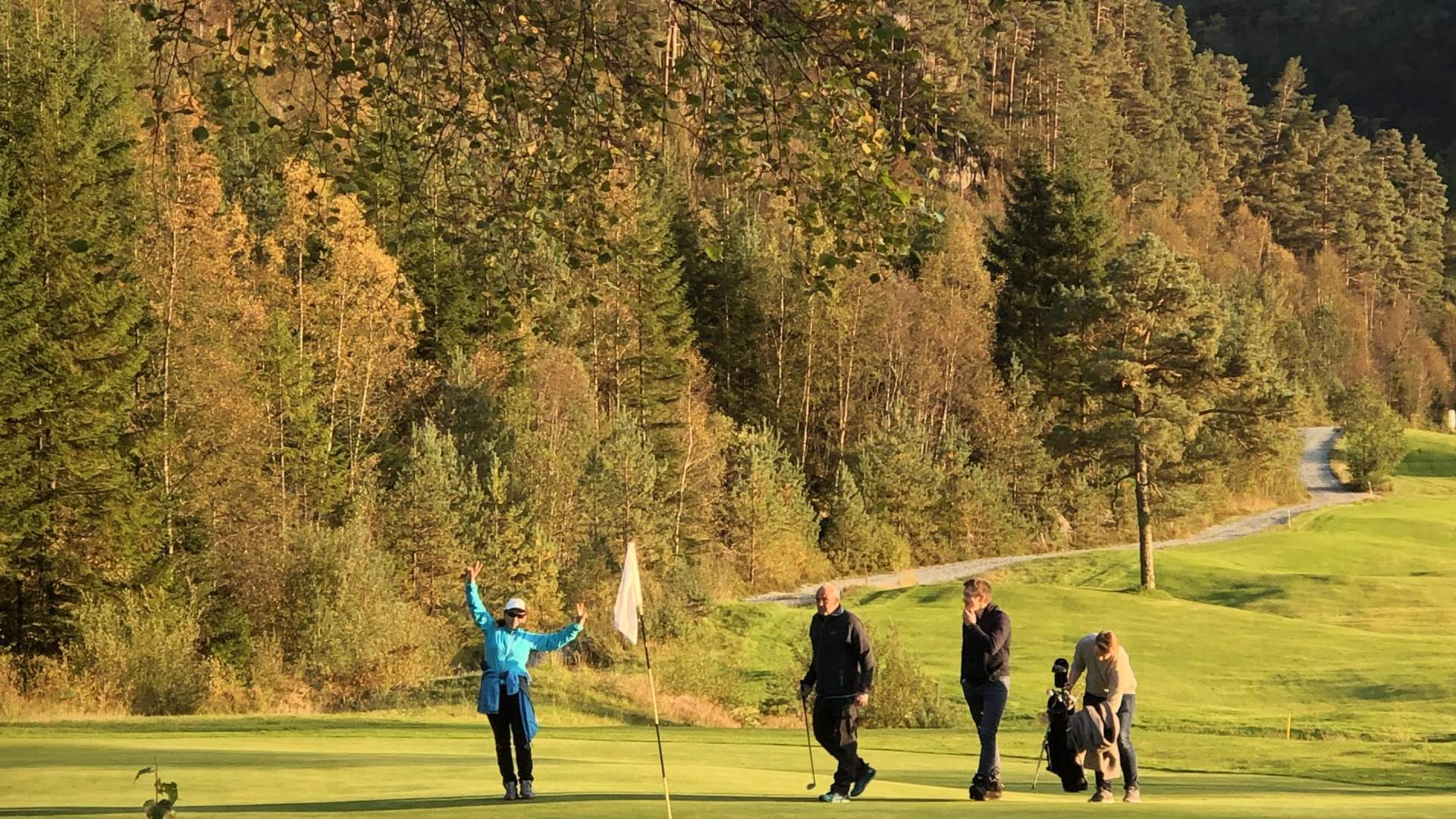 Teambuilding at Preikestolen Golfklubb at Jørpeland