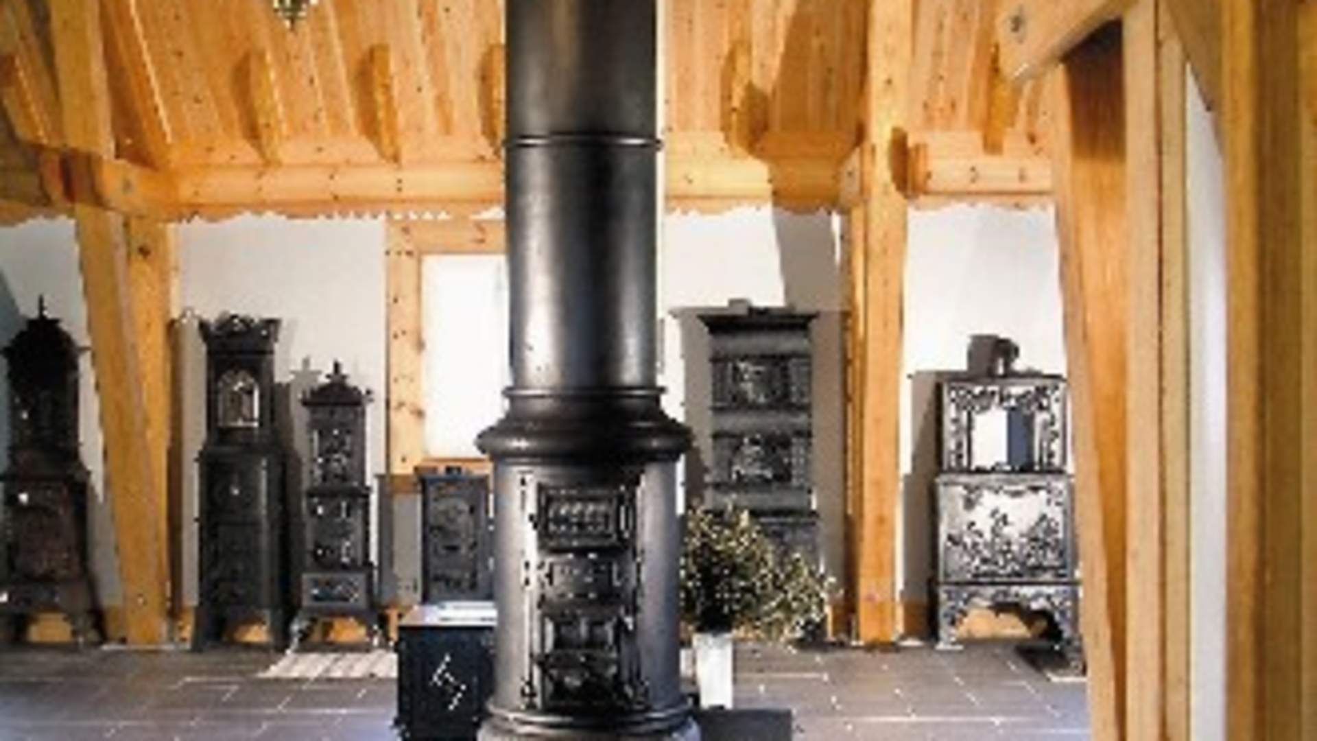 Wood stove house