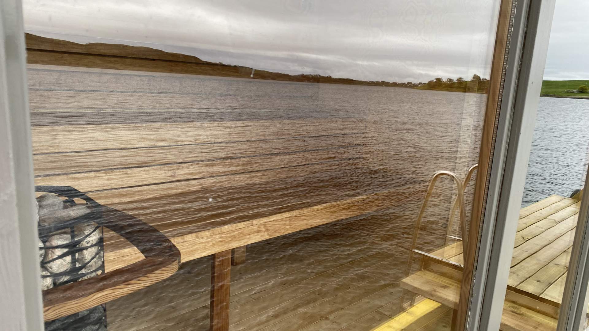 Sauna by the water's edge Utstein Kloster Hotell