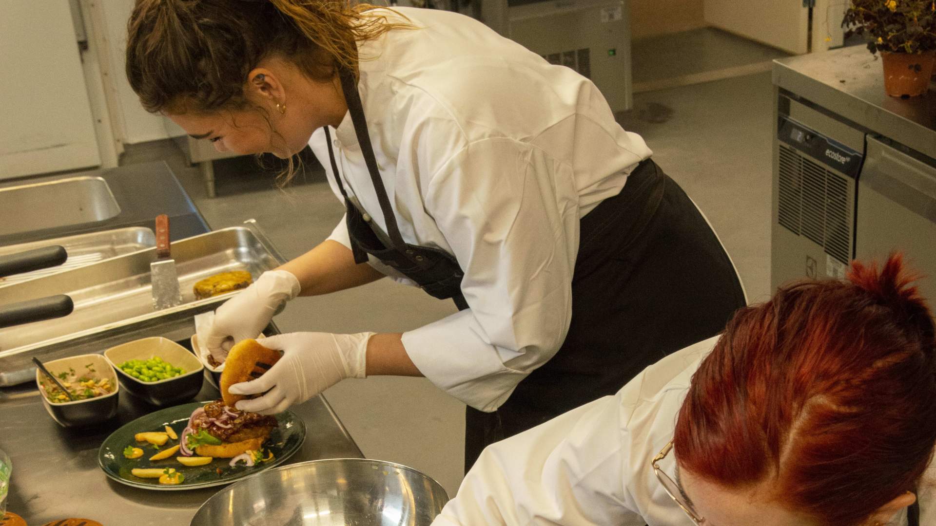 Kjøkkenet i aksjon.