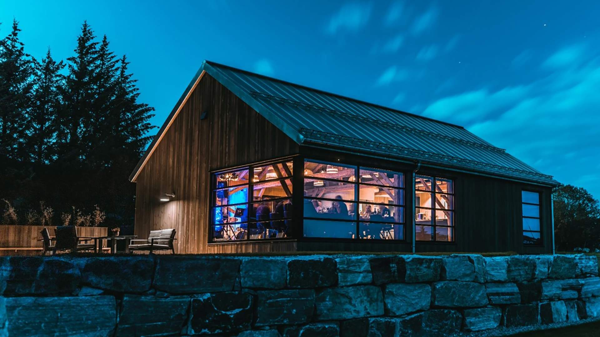 Løa hos Godø Lodge med flotte lokaler