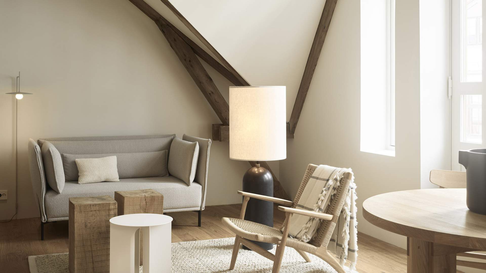 Sittegruppe på rommet hos Hotel 1904