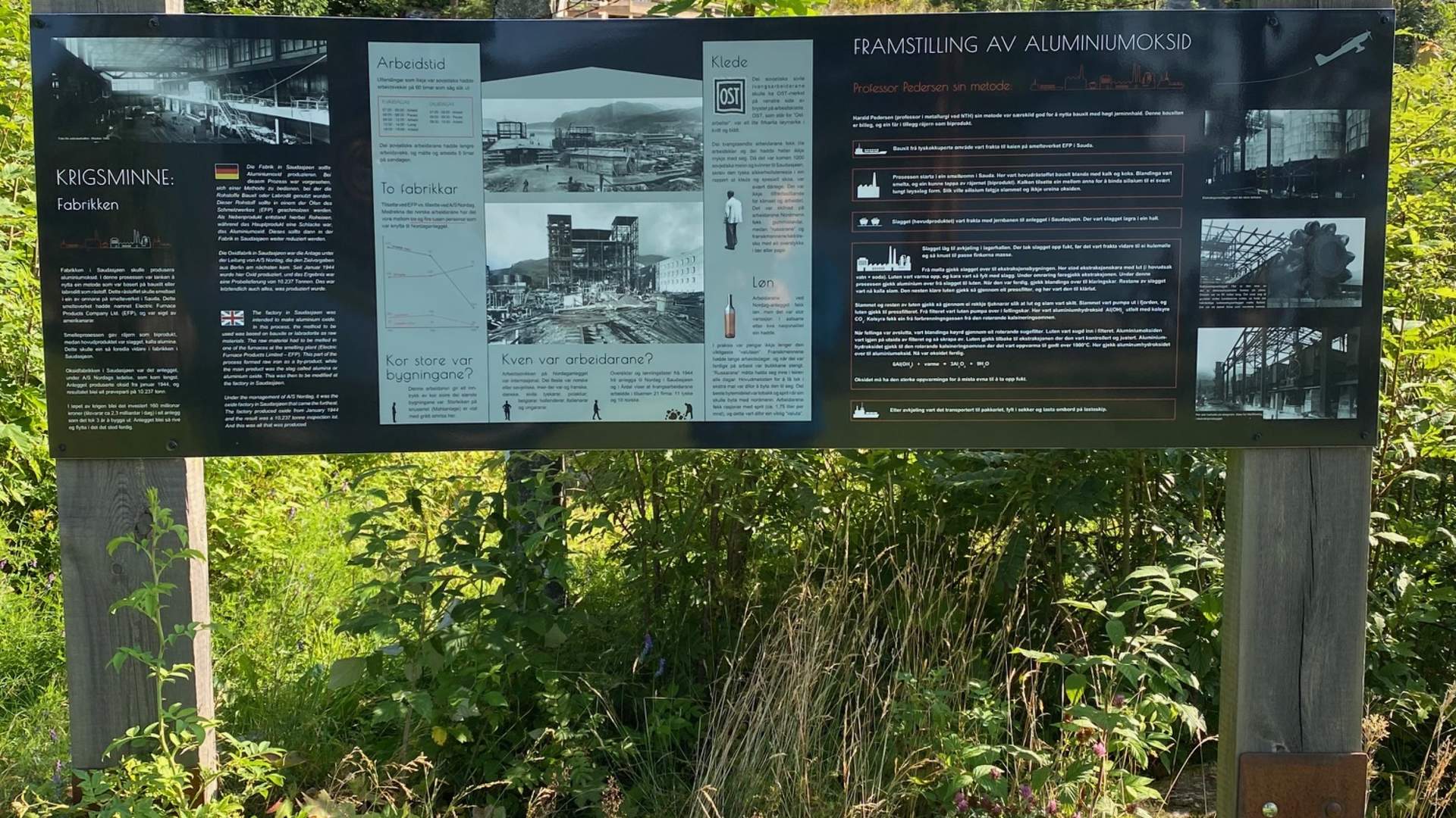 Nordag - turløype langs krigsminne i Saudasjøen