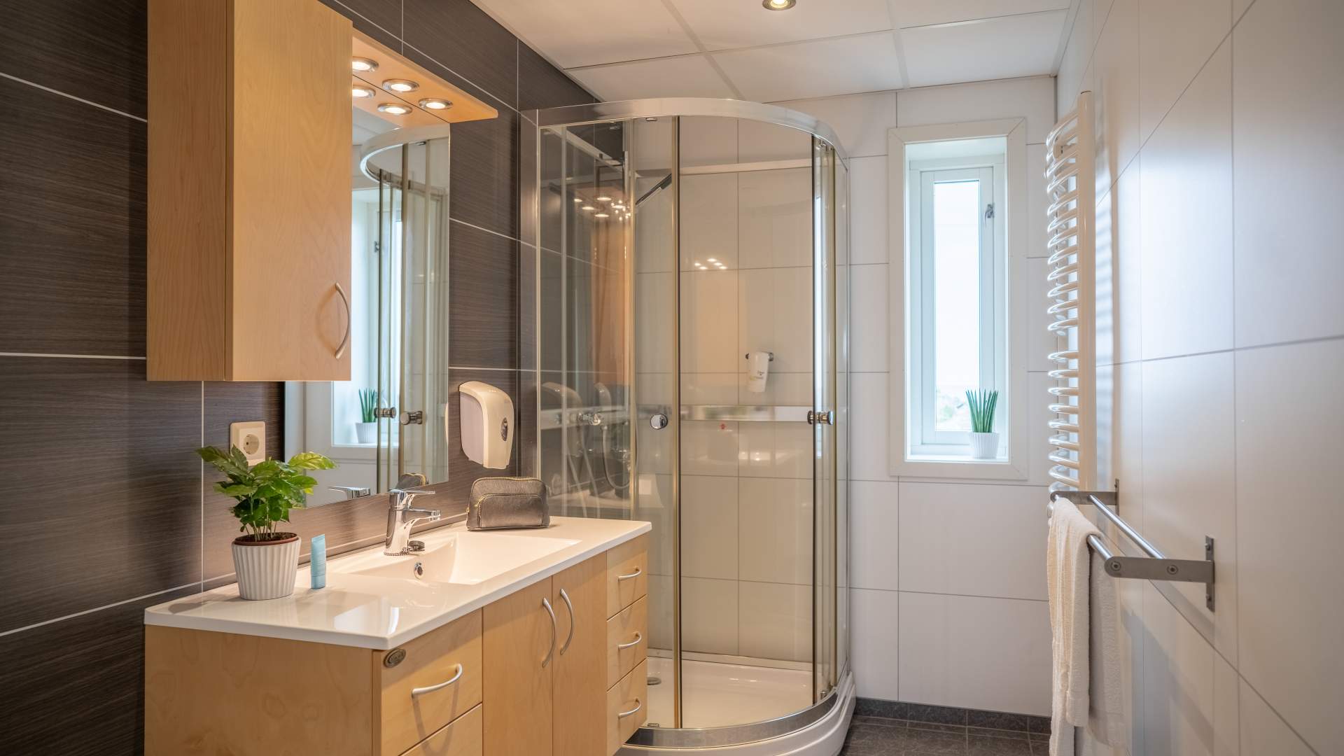 Baderommet i leiligheita