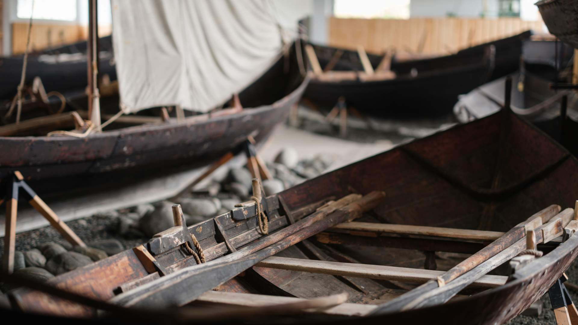 Gamle båter på Sunnmøre Museum