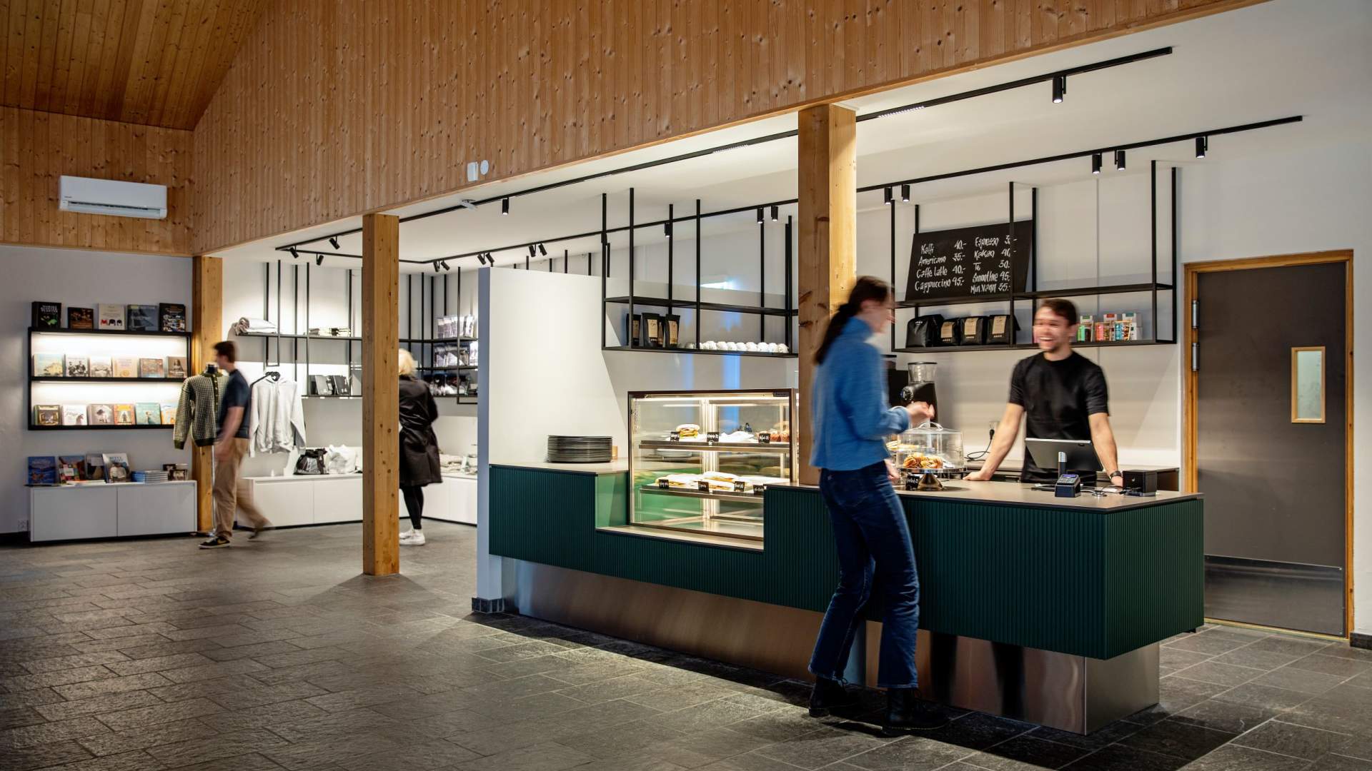 Servering og souvenirer