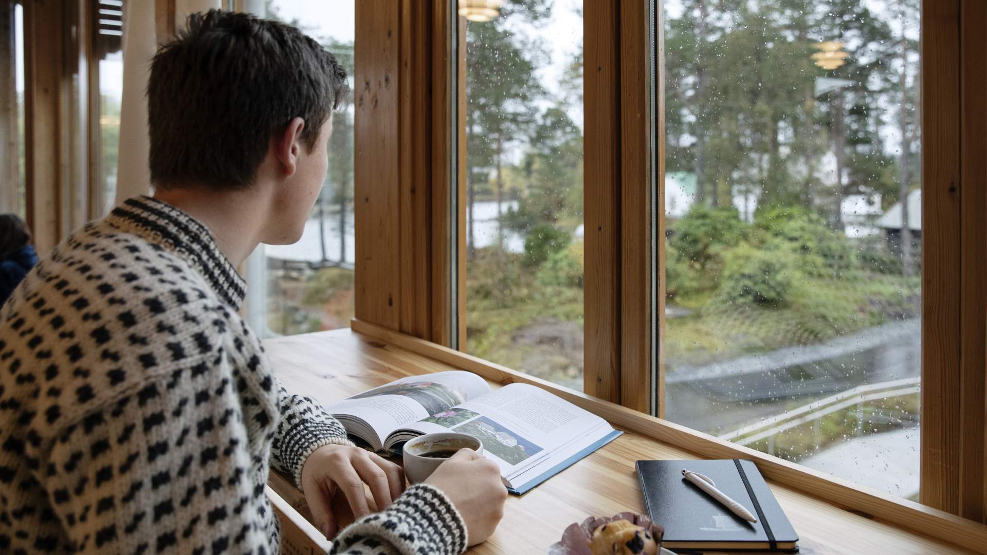 Slapp av i kafeen på Sunnmøre Museum