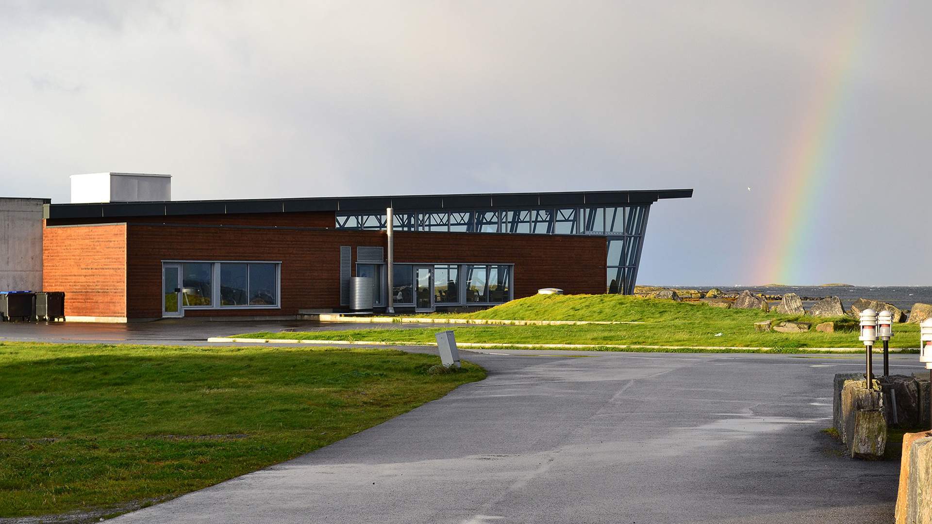 Badeland med panorama beliggenhet mot storhavet.