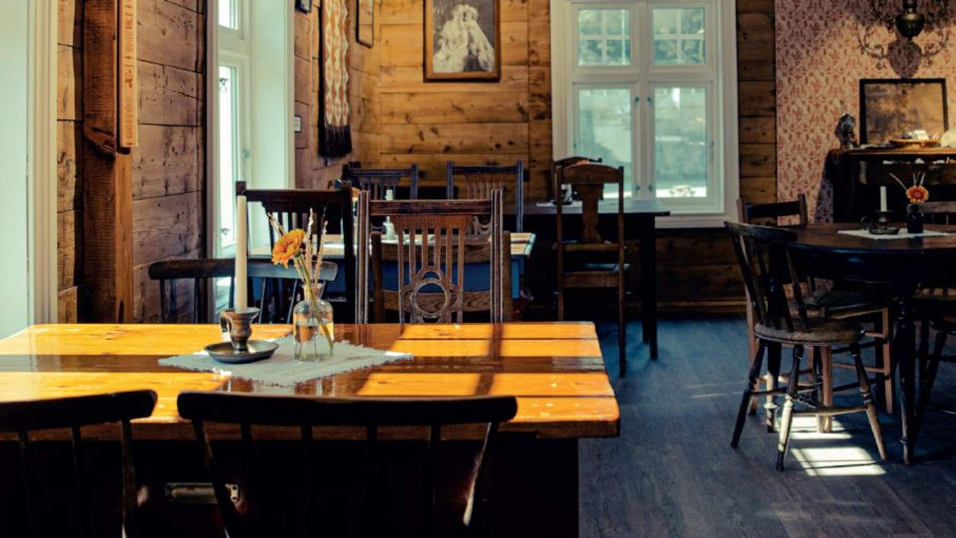Intime og hyggelige kafélokaler