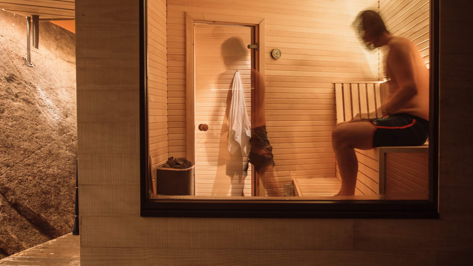 I sauna i ett med naturen