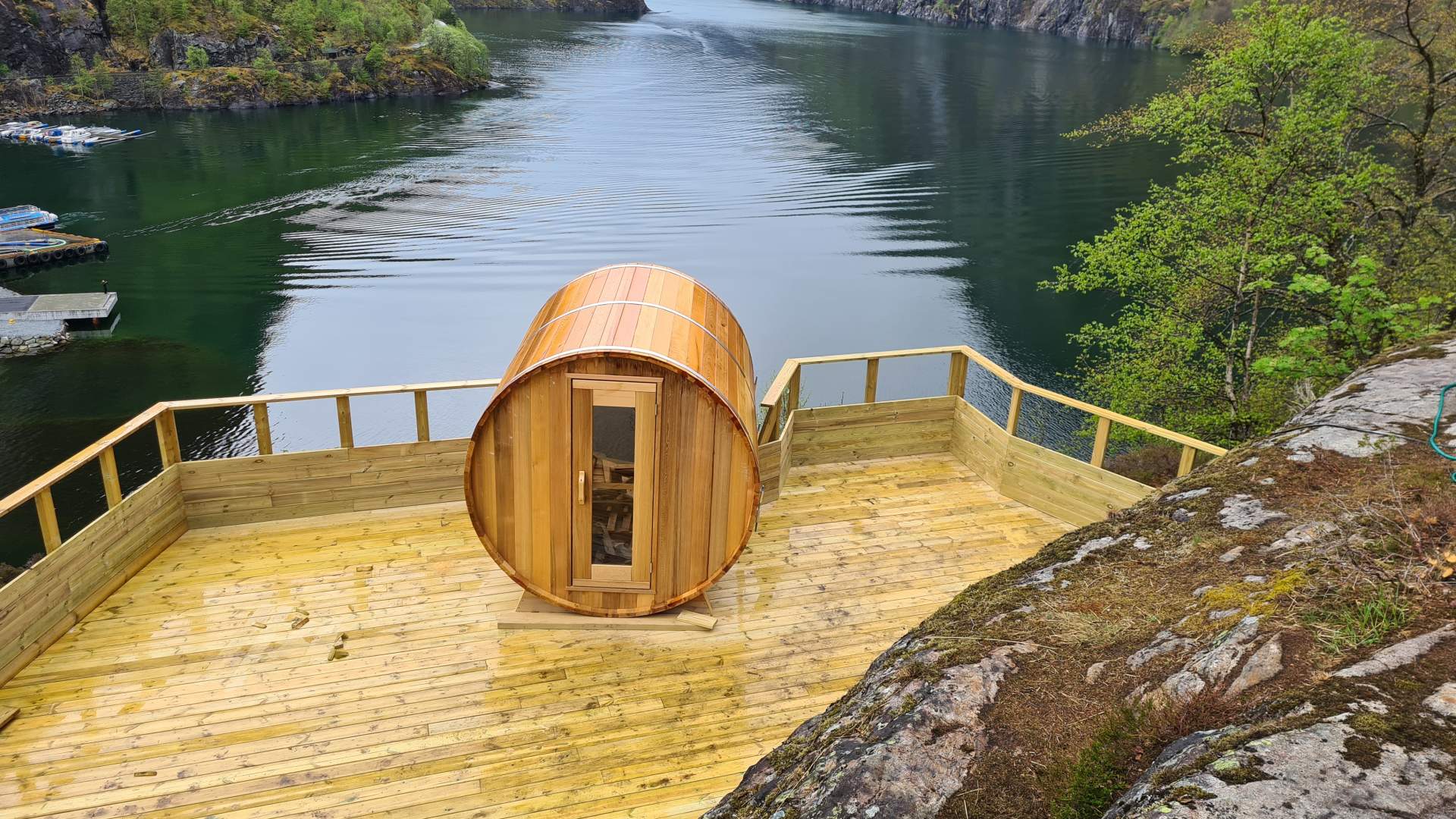 Heit Åkrafjorden Sauna