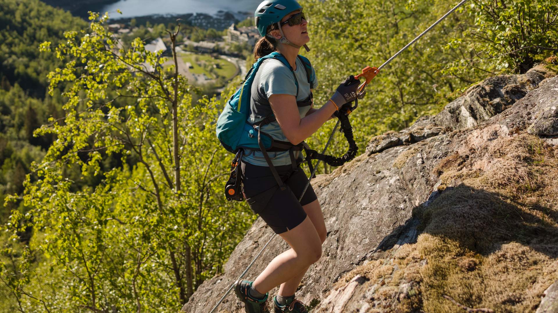 About halfway to the top