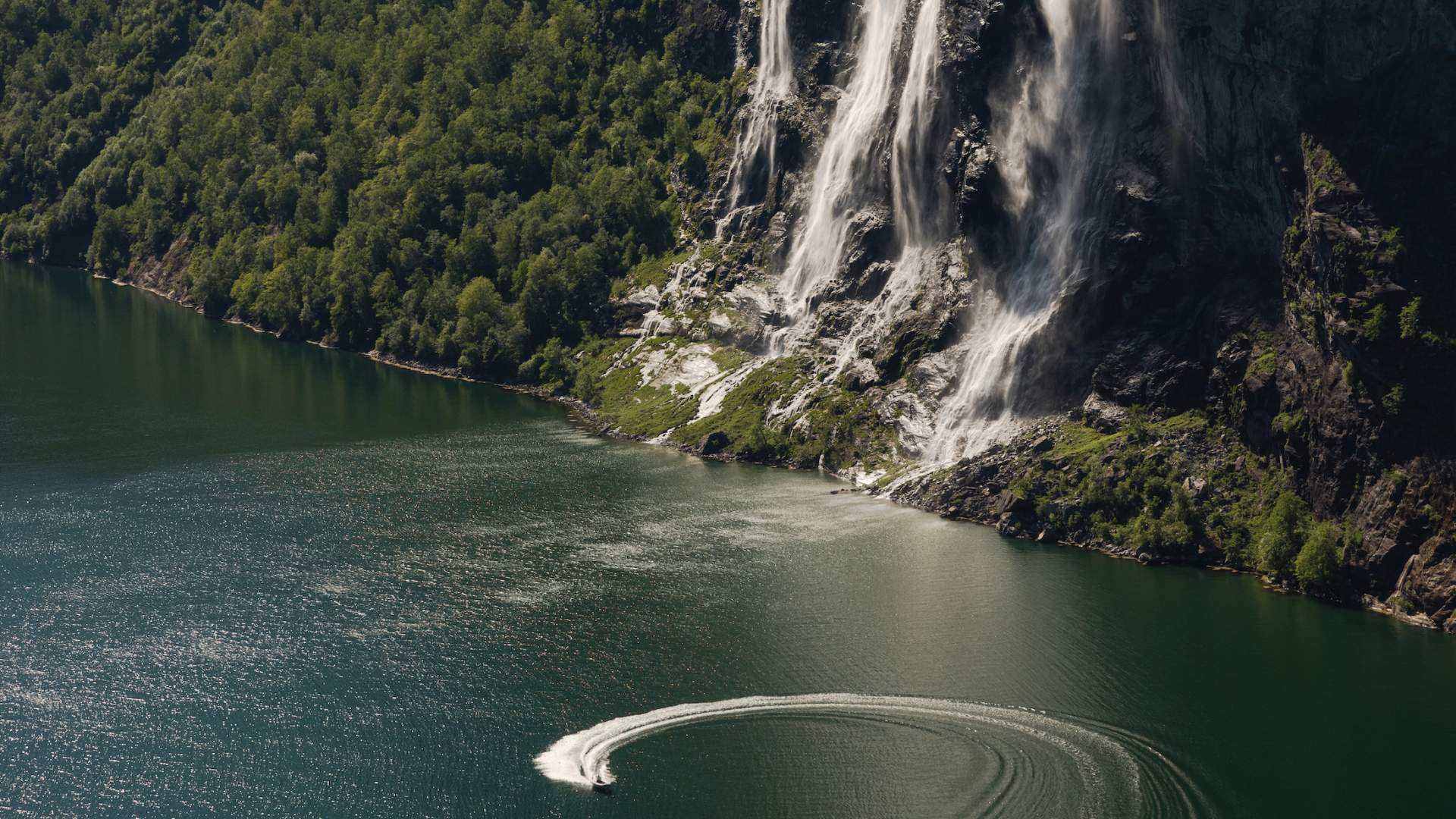 The trip starts with a RIB boat