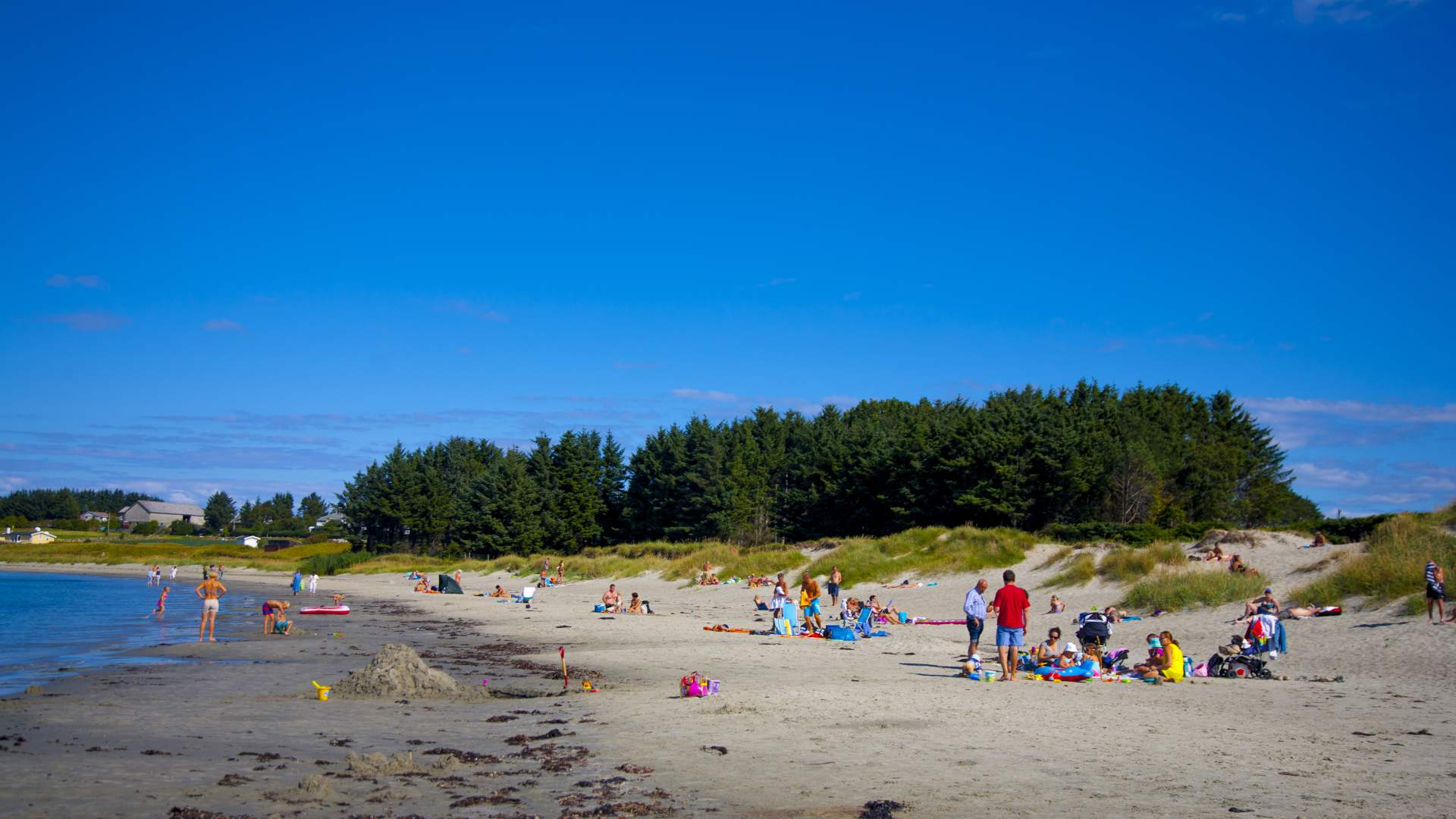 Sommerdag på Sandestranda