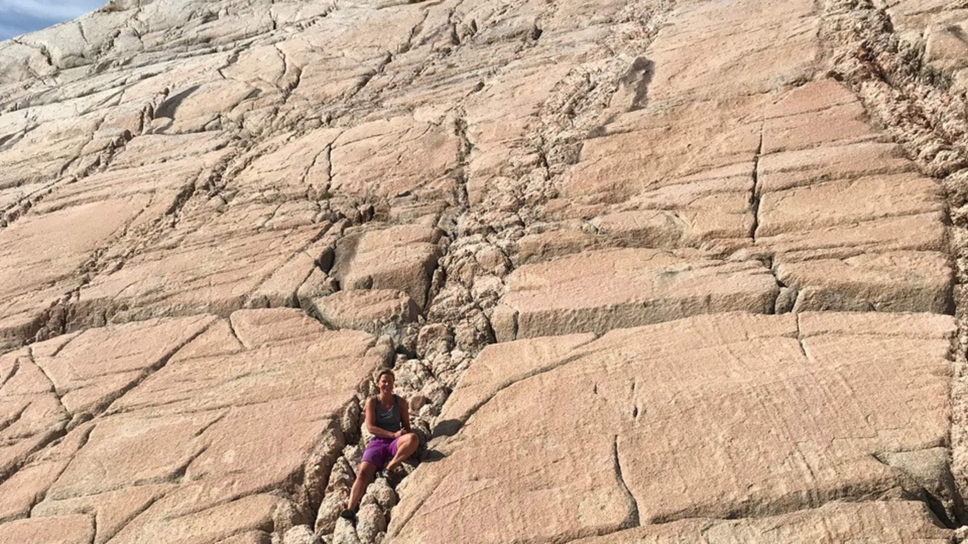 Steinformasjon på Utslåttøy