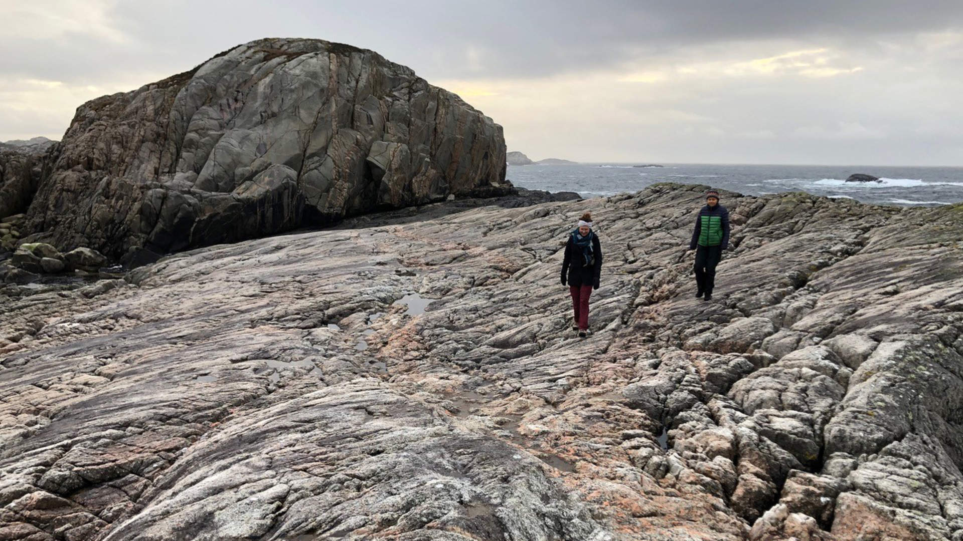 På tur på Utslåttøy