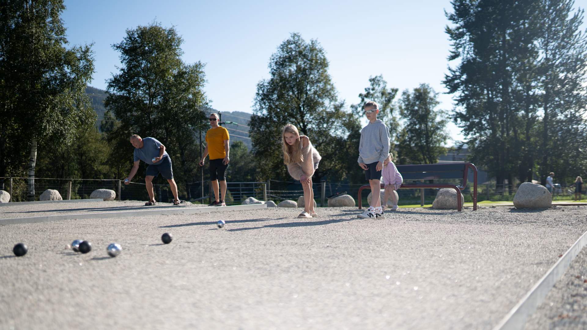 Minigolf und Boccia in Sauda