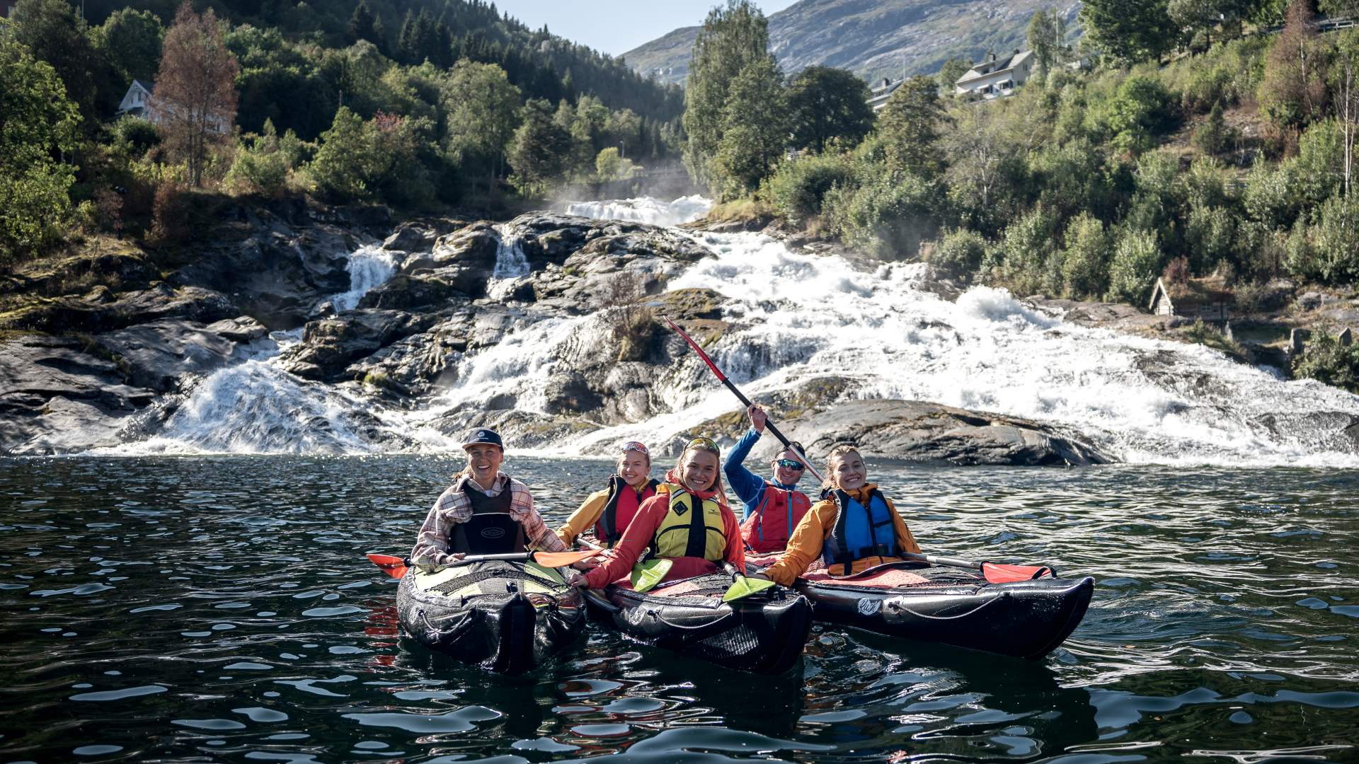 Kajakk på Geirangerfjorden