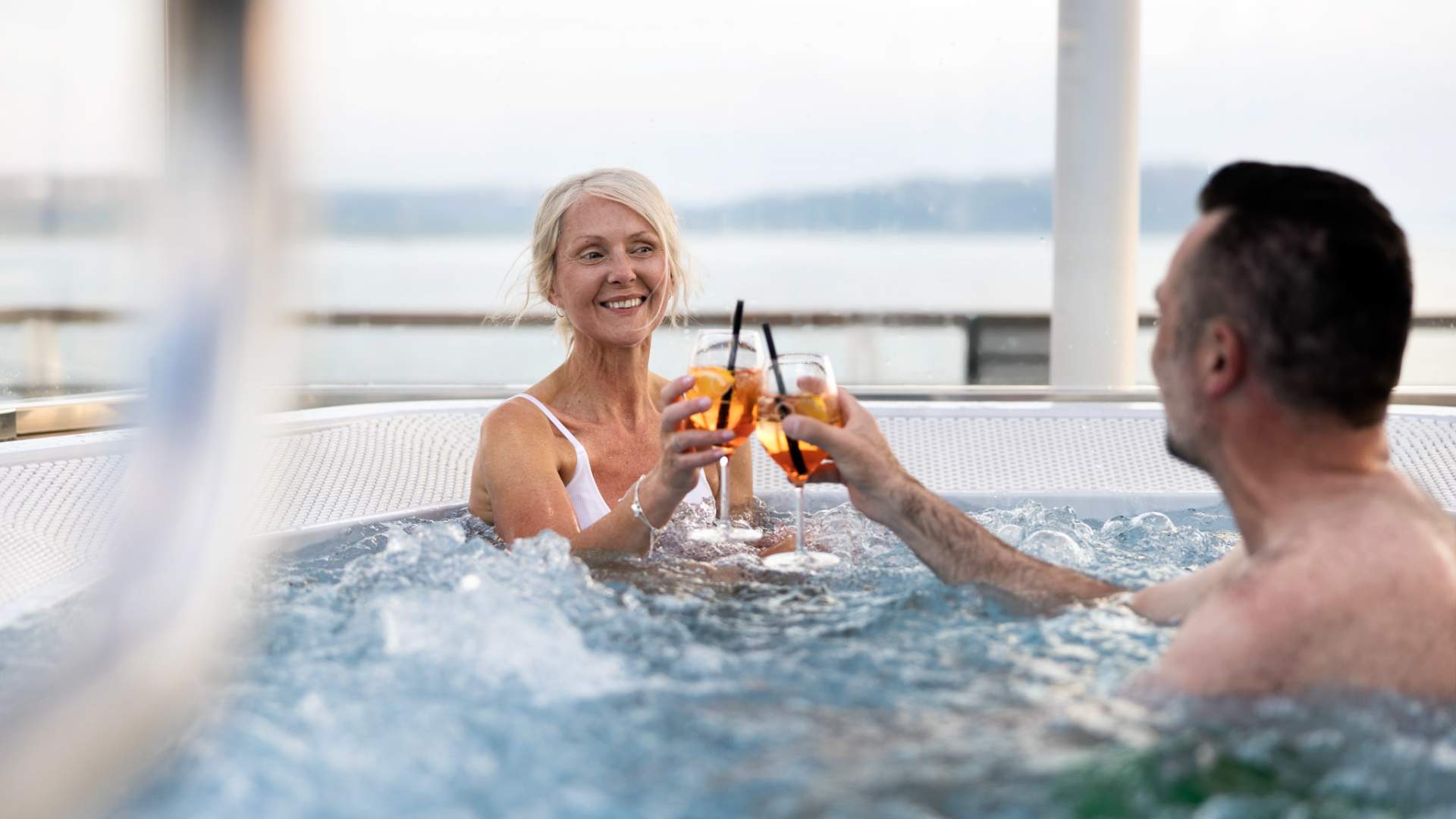 Jacuzzi hos Havila Kystruten