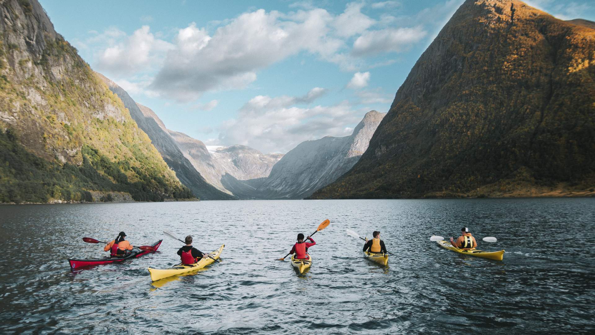 Kajakk på Kjøsnesfjorden