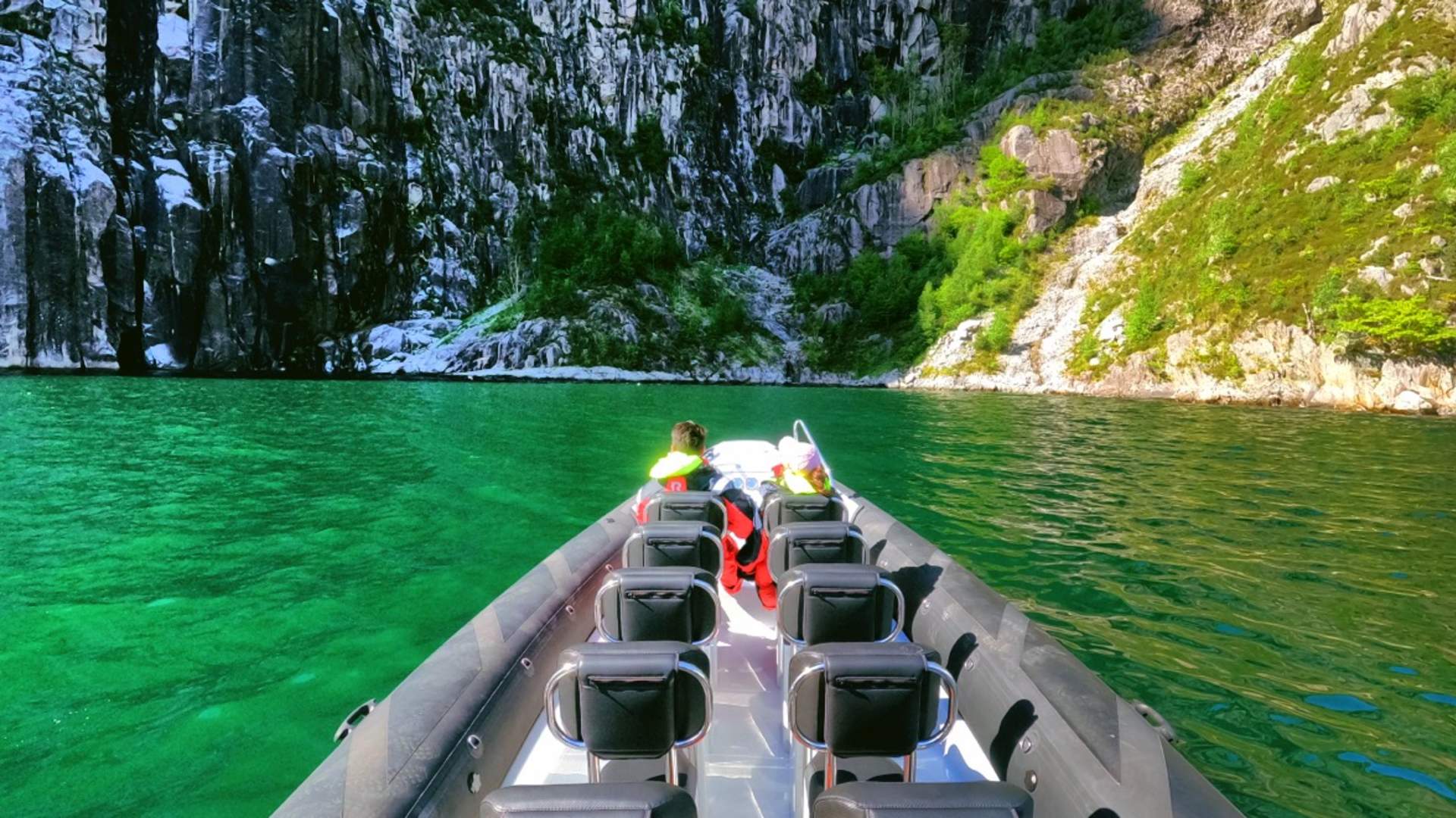 Enjoy the lush green Lysefjord