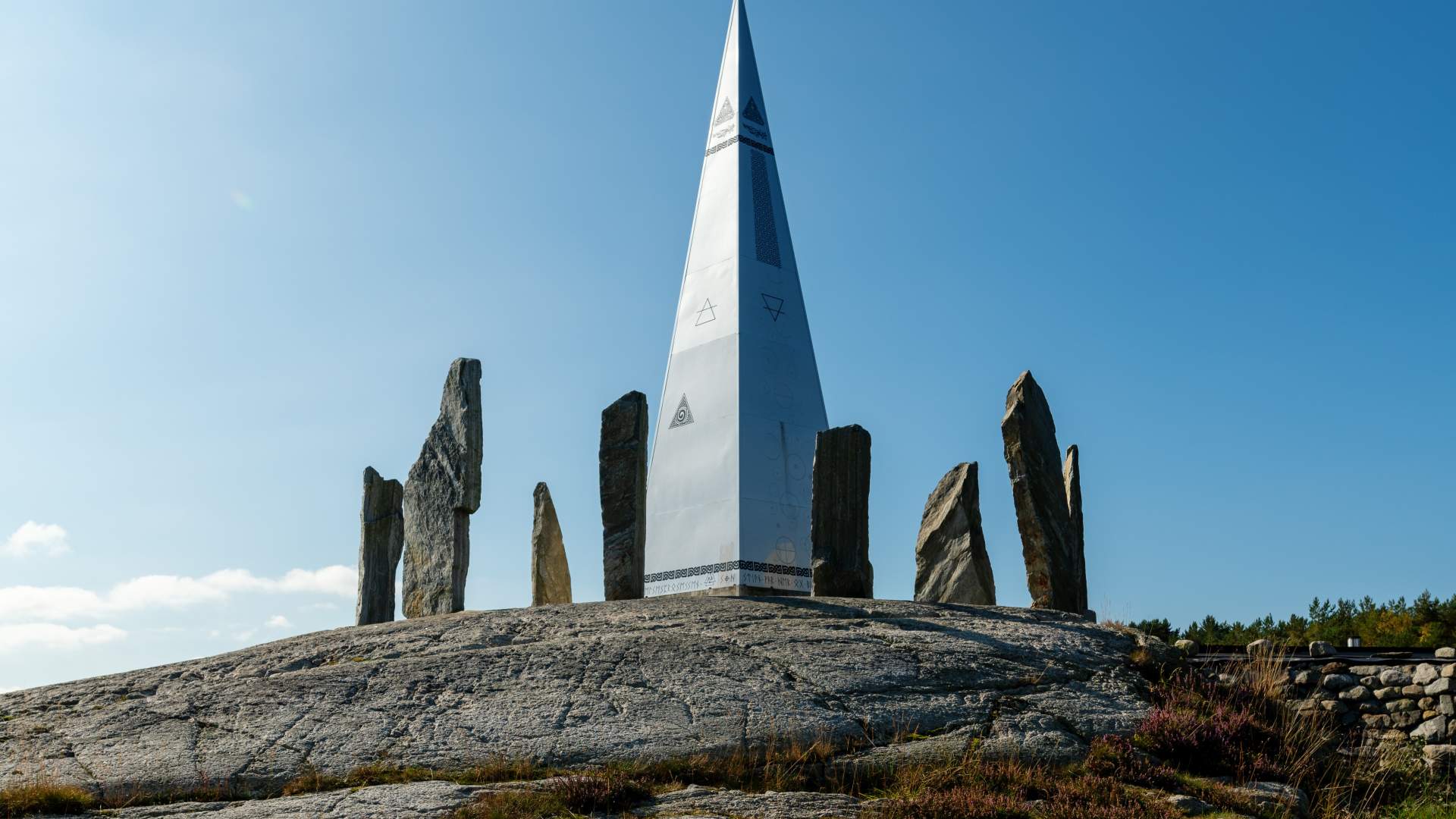 Solspeilet på Klungholmen i Strand