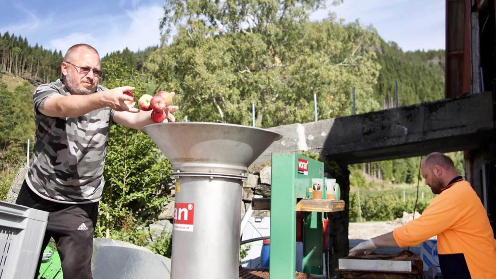 Farm shop at Fuglestein Fruktgard in Suldal