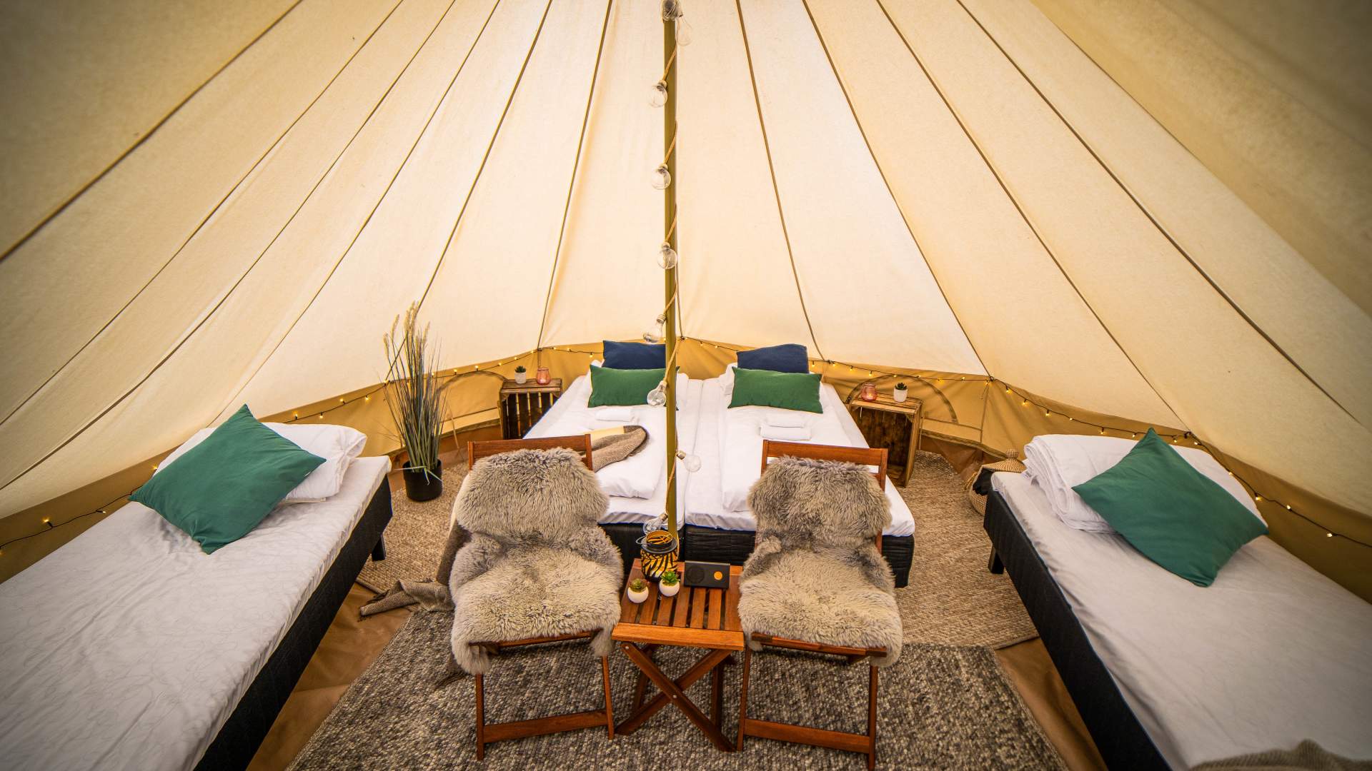 Glamping & Beer på Lilland Bryggerihotell på Tau