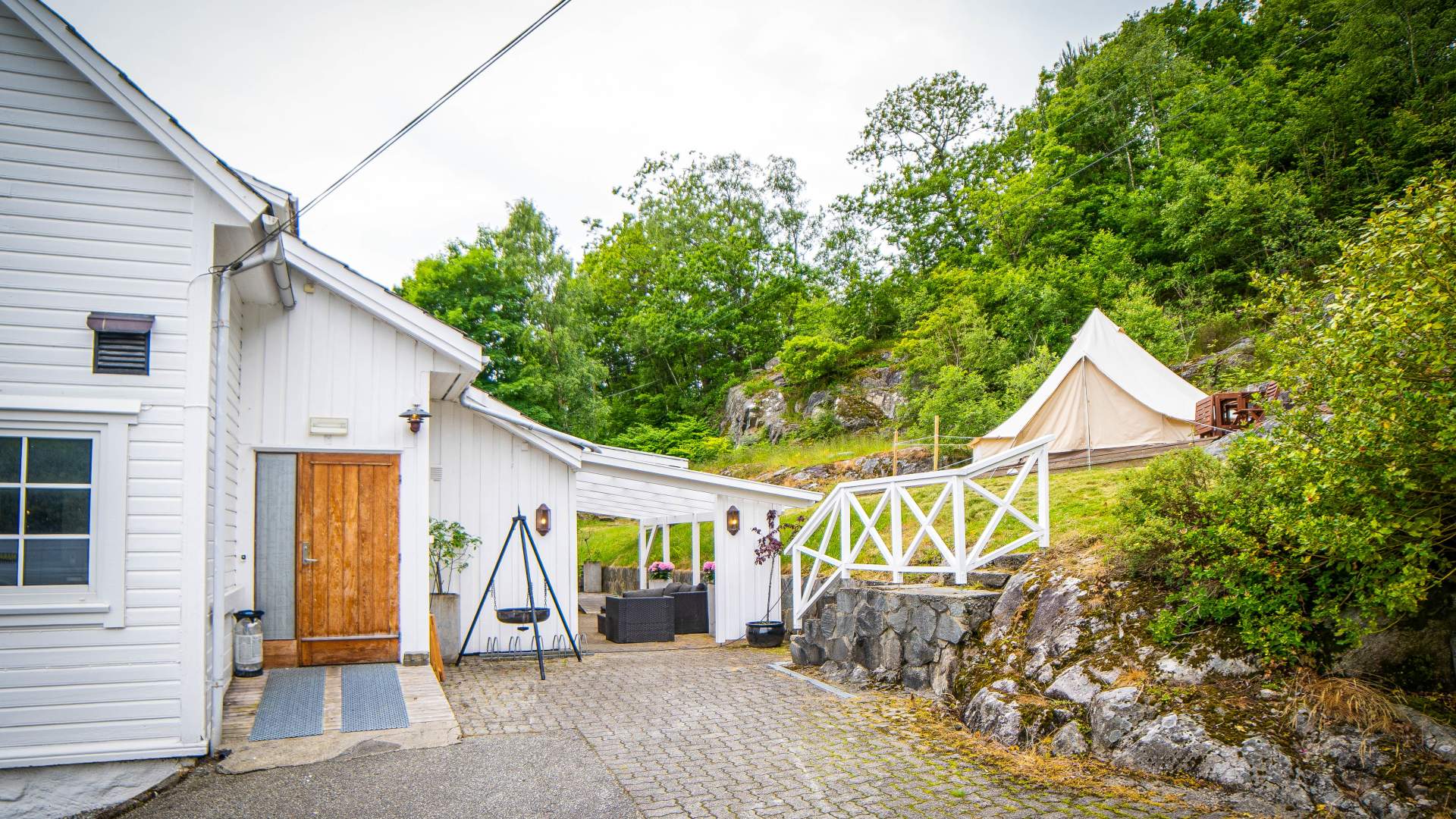 Glamping & Beer på Lilland Bryggerihotell på Tau