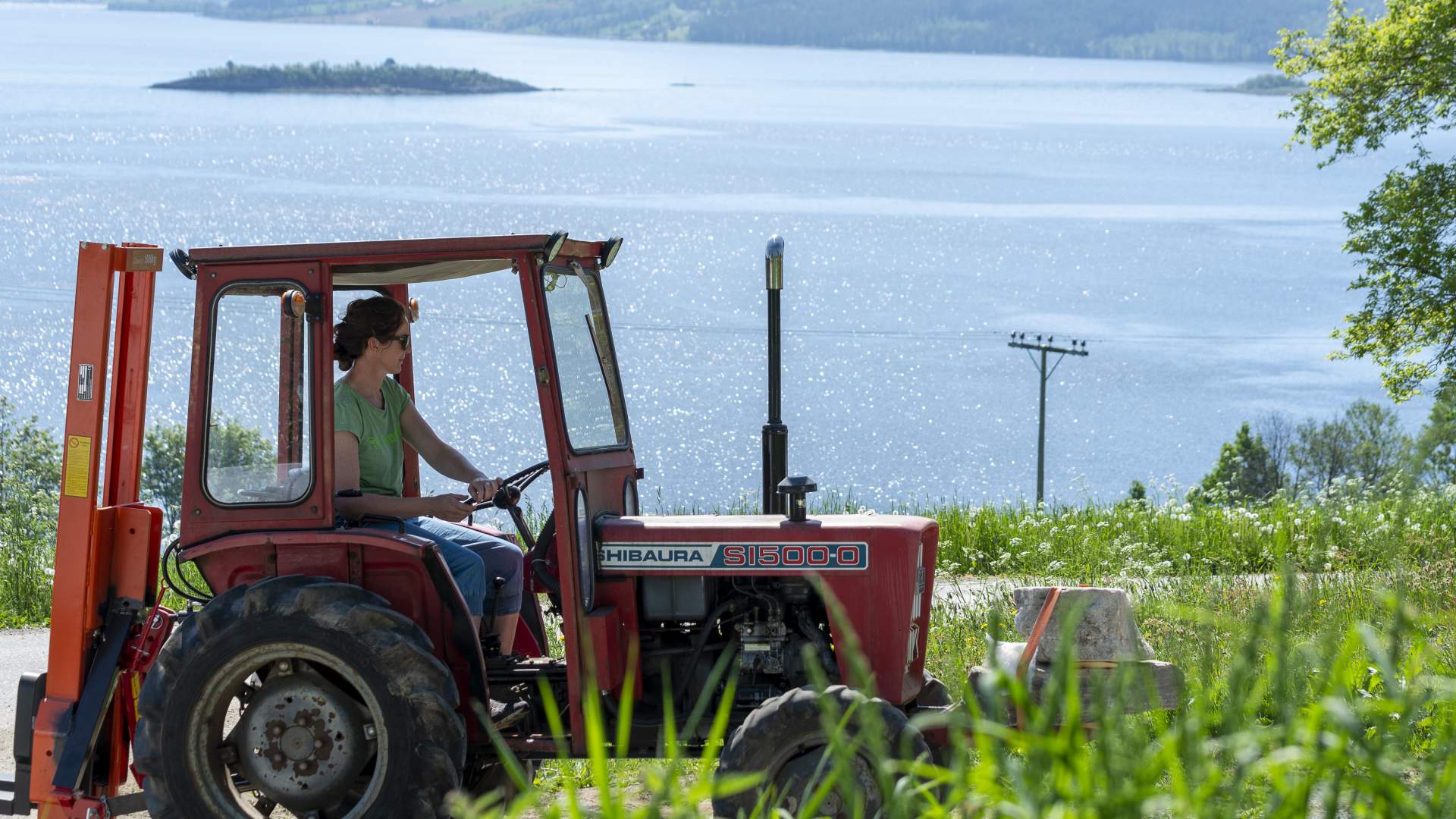 Strupstad ligger idyllisk til ved fjorden