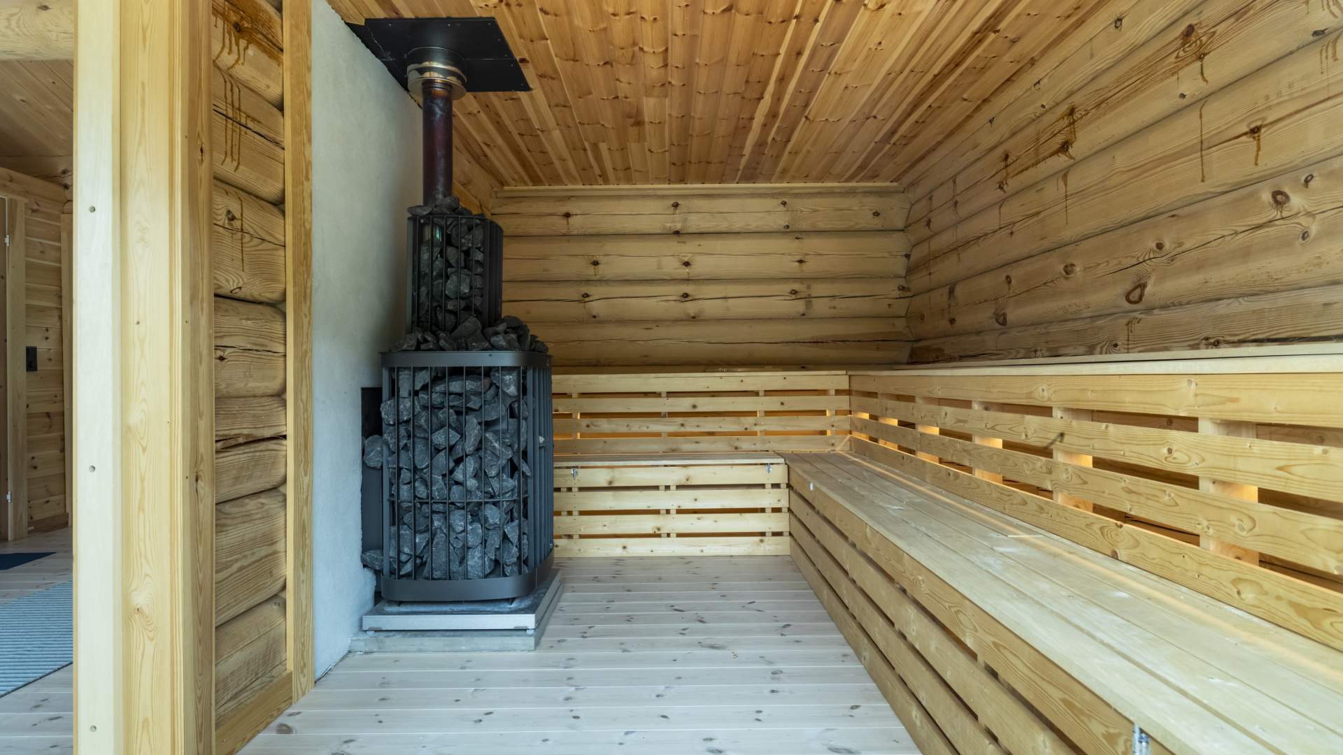 The sauna Moskjelen in Suldal