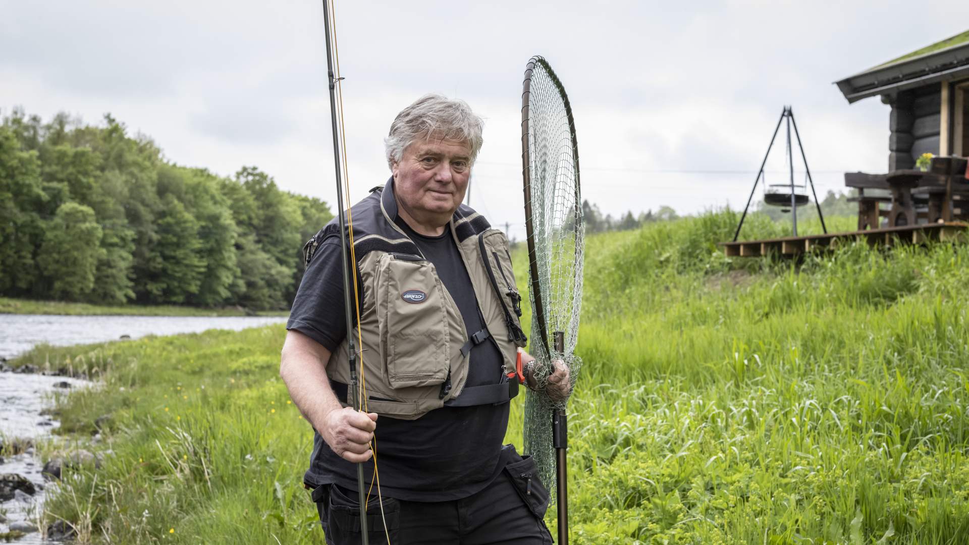 Guidet laks- og ørretfiske i Suldalslågen på Sand