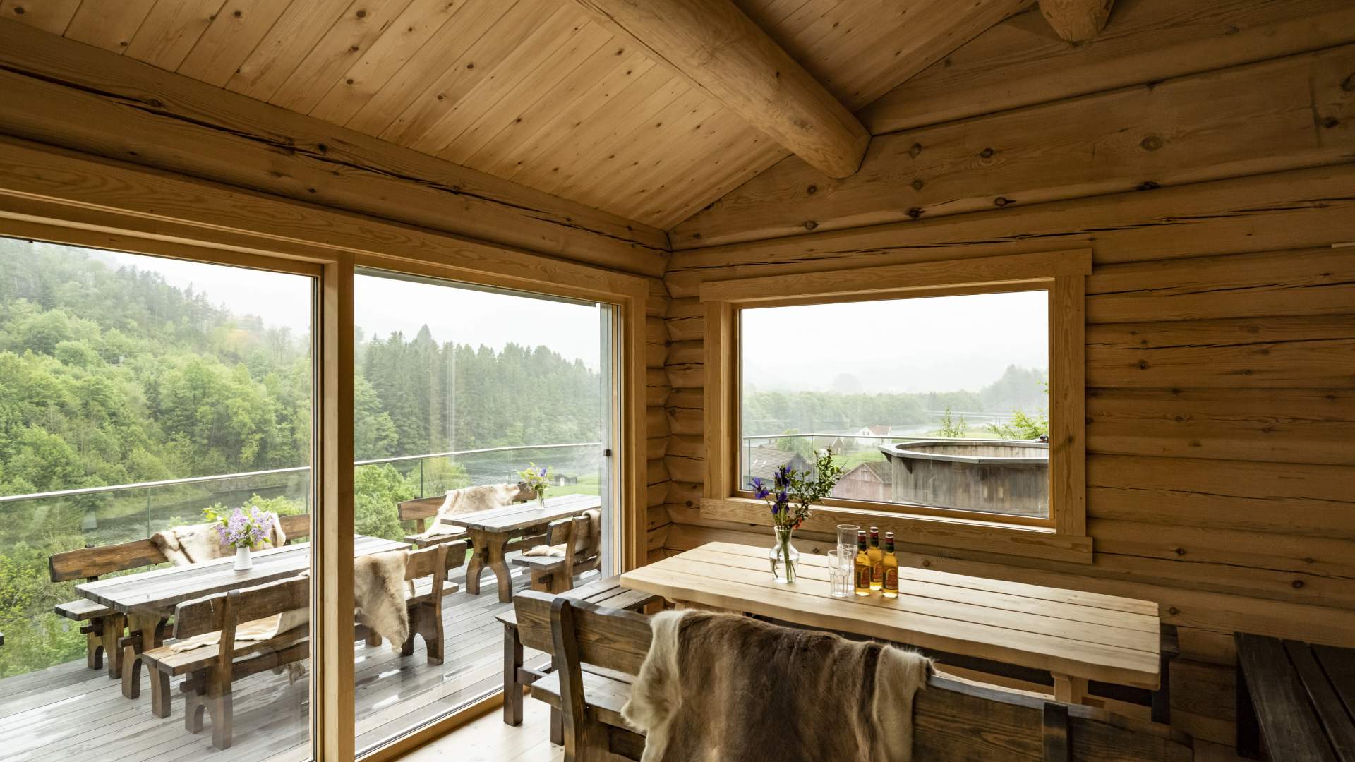 The sauna Moskjelen in Suldal