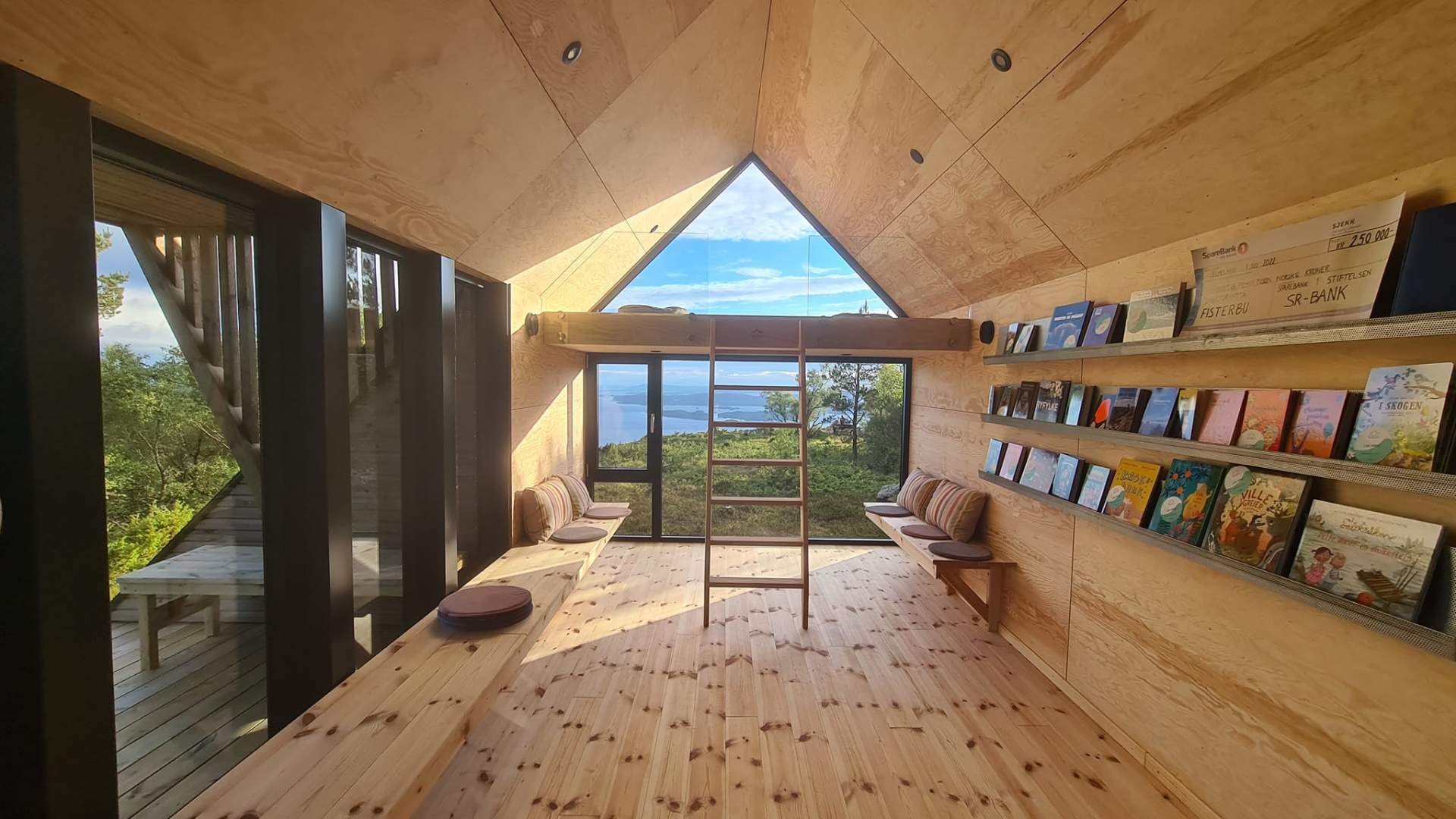 Die Tagesausflugshütte "Fisterbu" in Hjelmeland