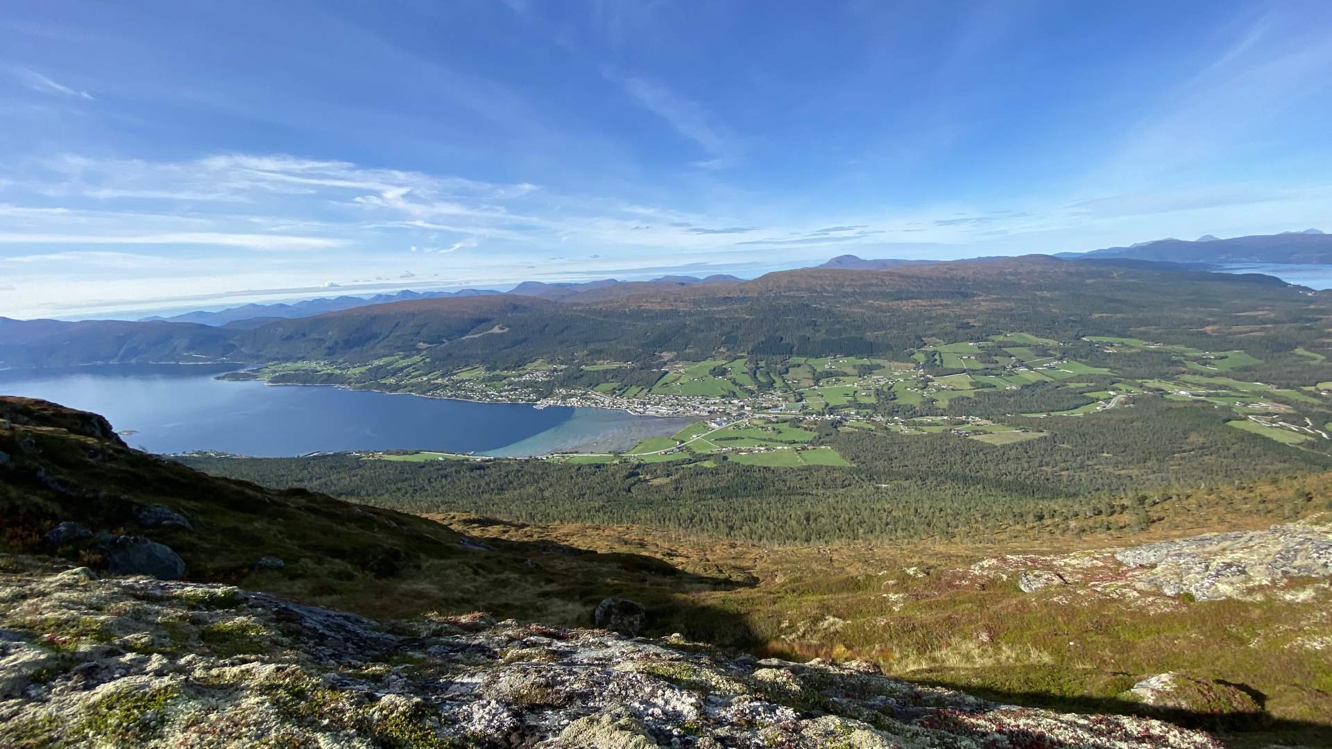 Bergwanderung über den Eidsvågtraversen