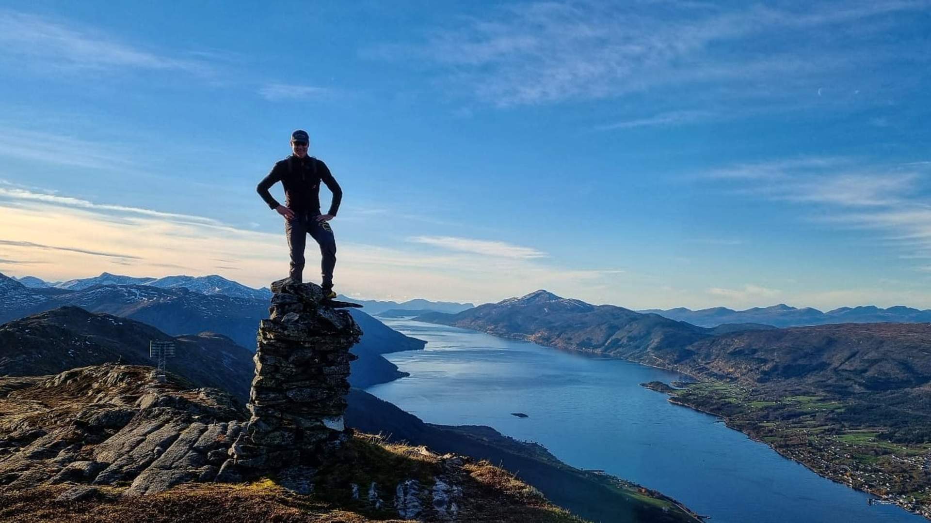 Bergwanderung über den Eidsvågtraversen