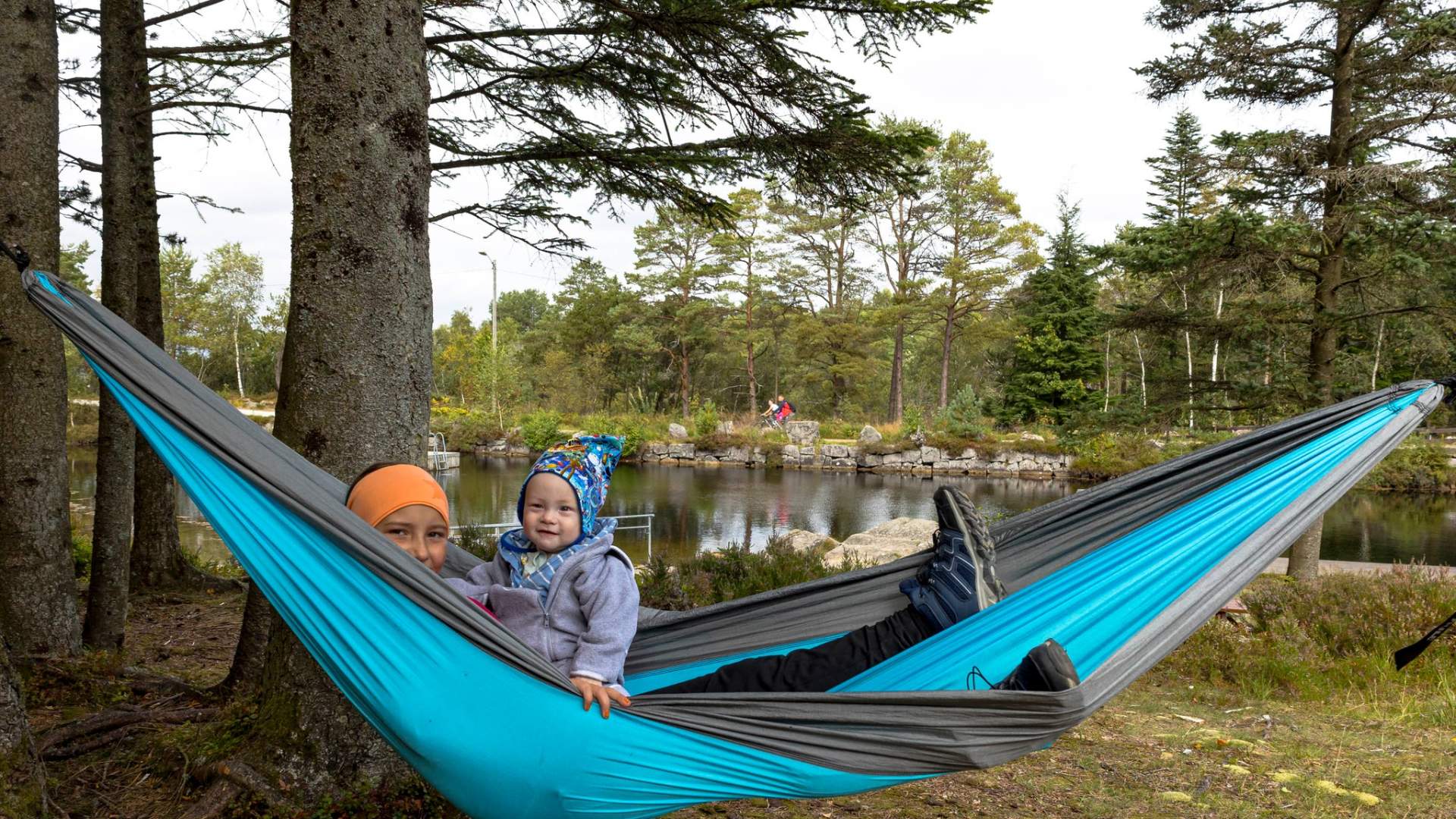 Hengekøye ved Vannbassengan