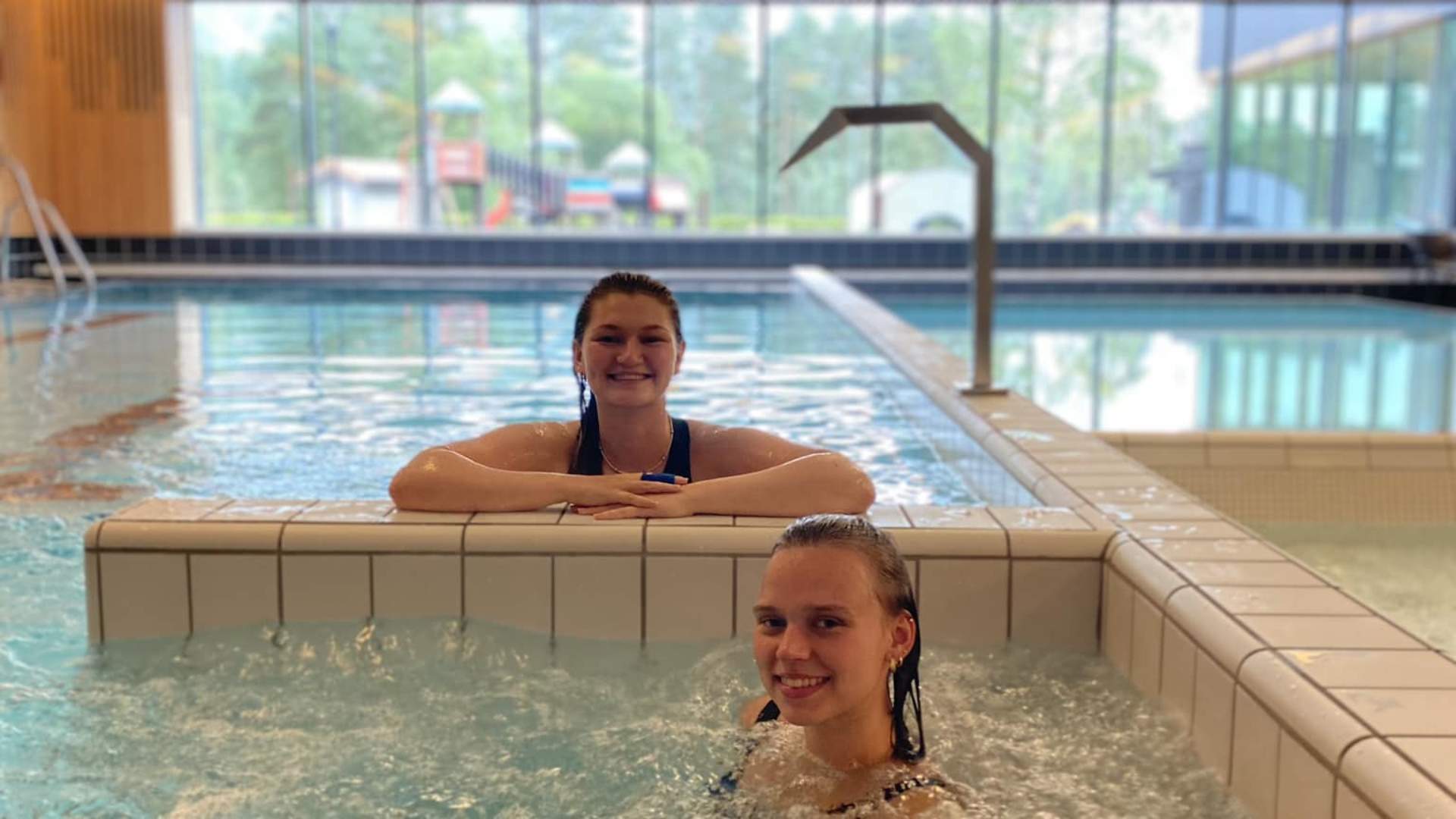 Avslapning i boblebadet