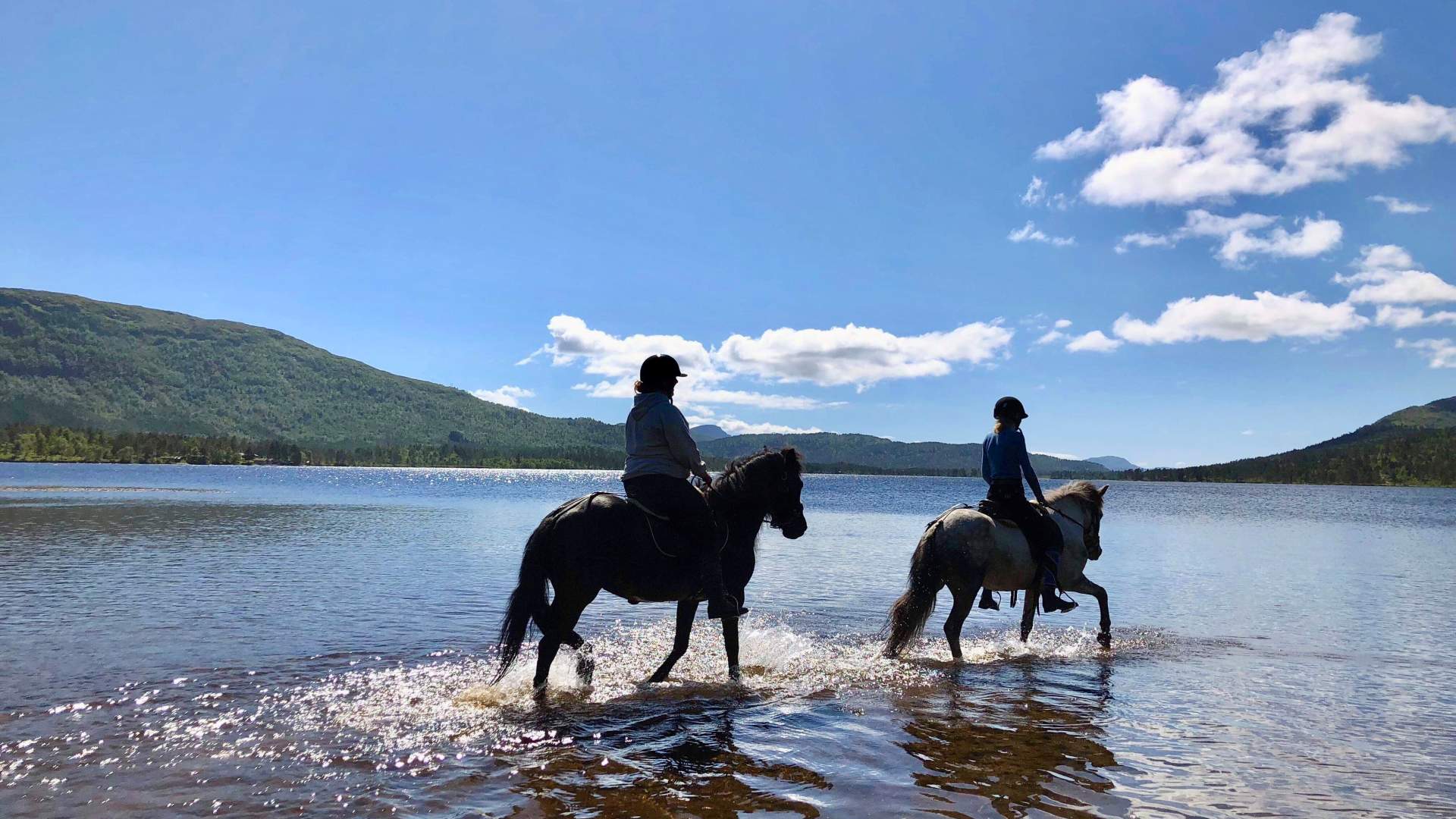 På guidet ridetur med Stall Kjellbotn