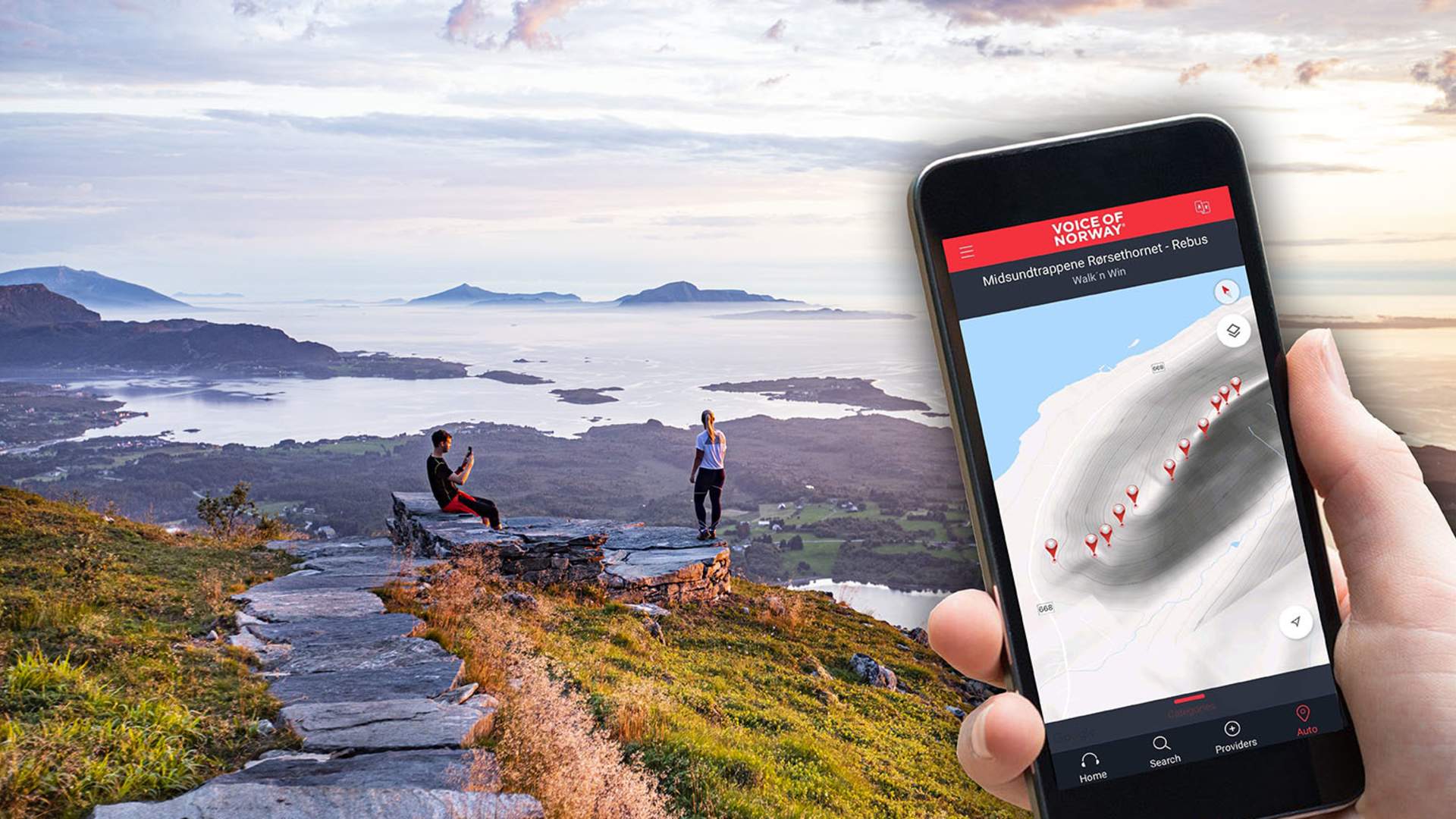 Audioguide im Inselreich im Romsdal