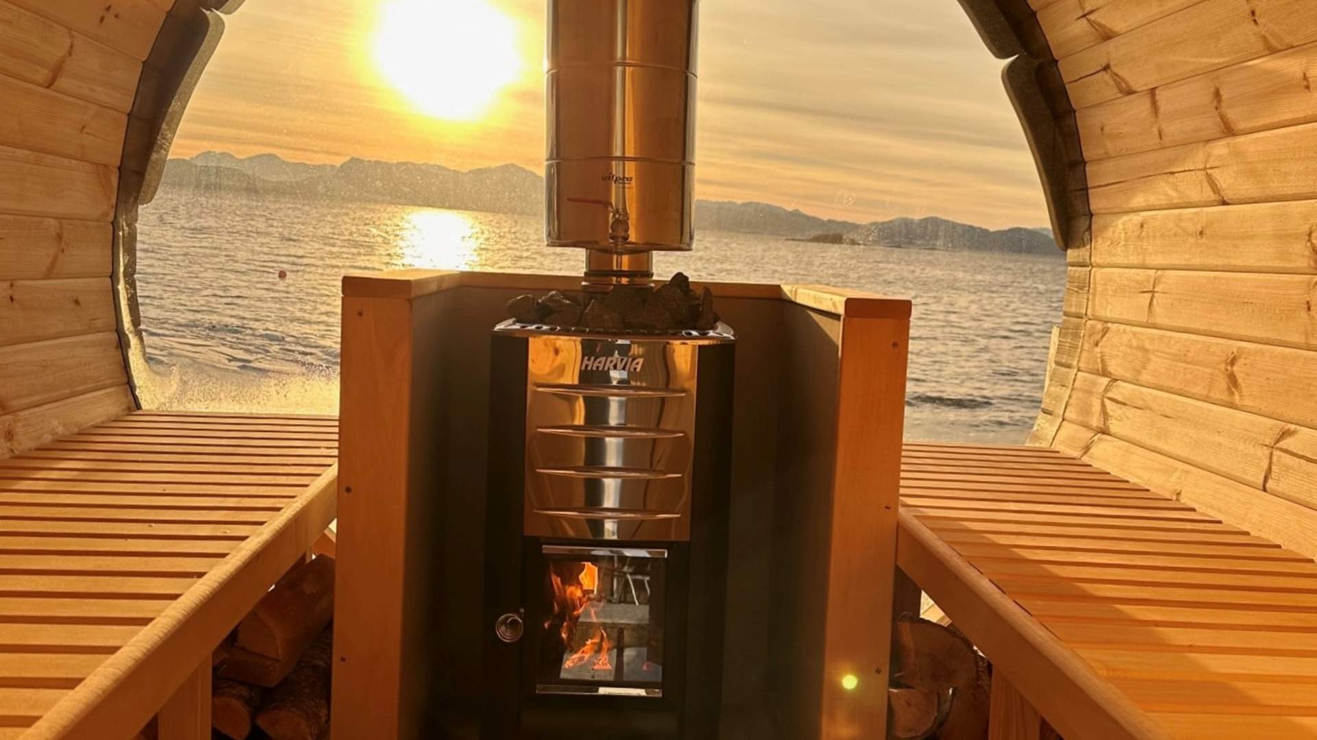 Popupsauna i Bekkjarvik