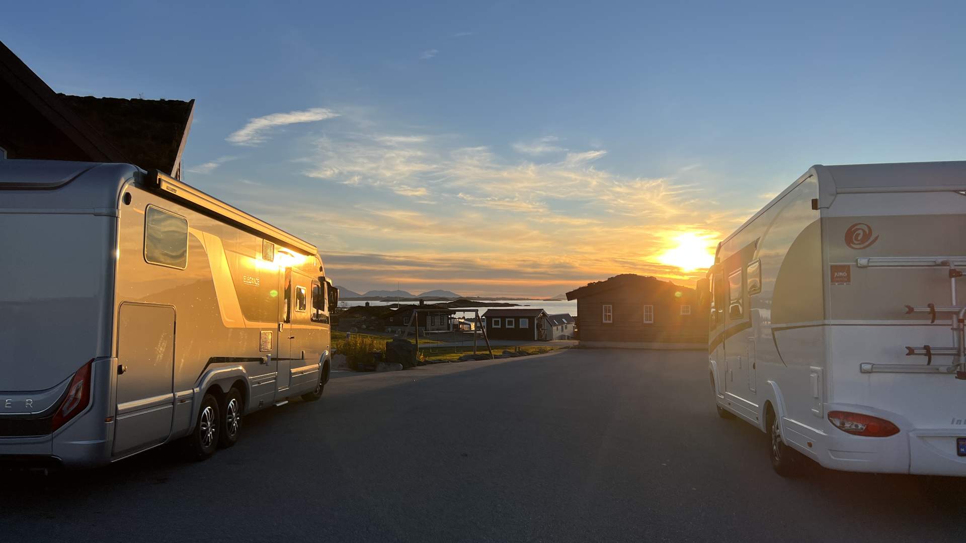 Bobil på Bud Camping