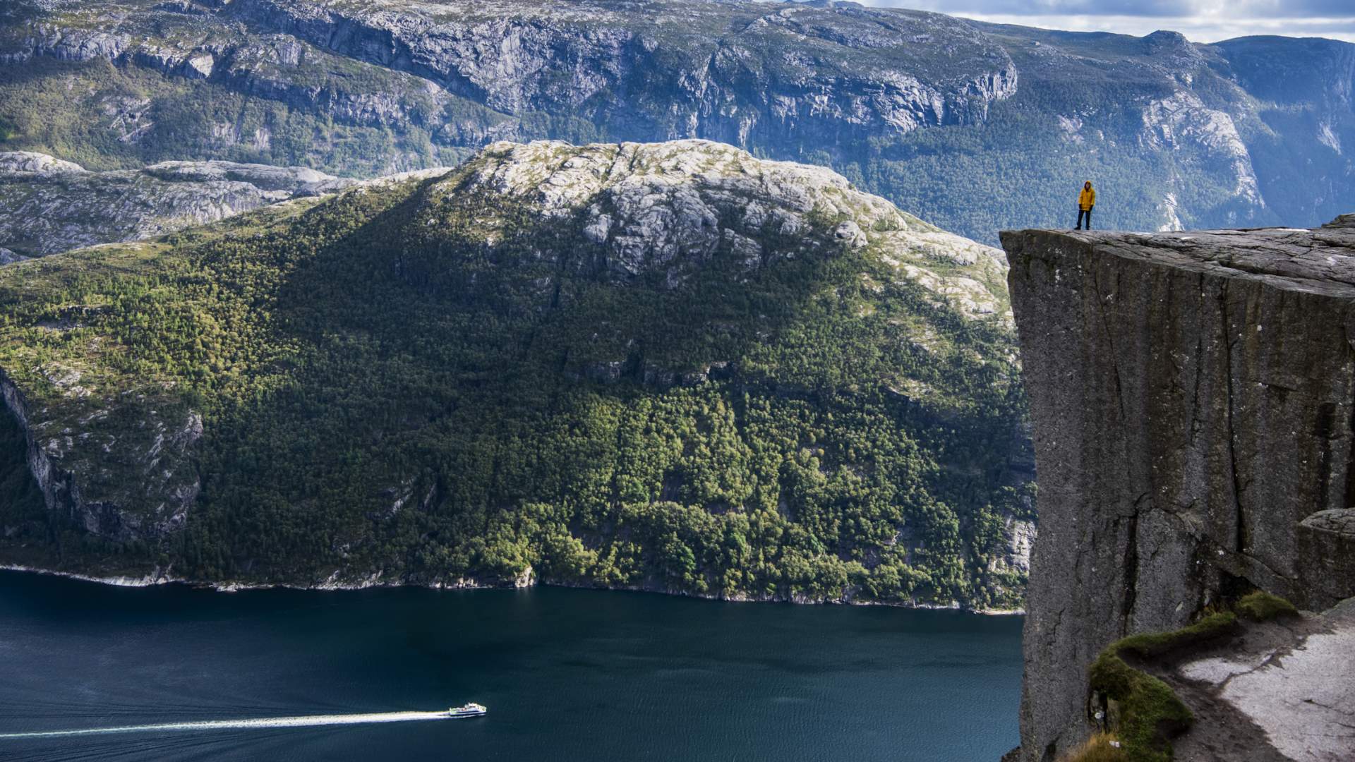 Wanderung zum Preikestolen im Lysefjord