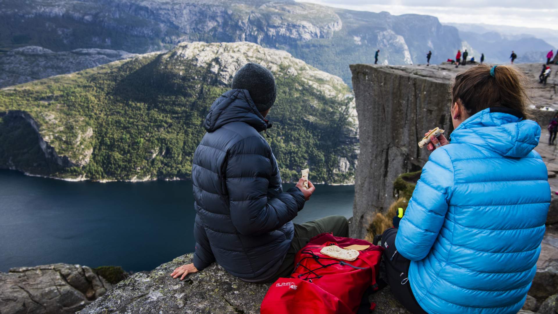 Wanderung zum Preikestolen im Lysefjord