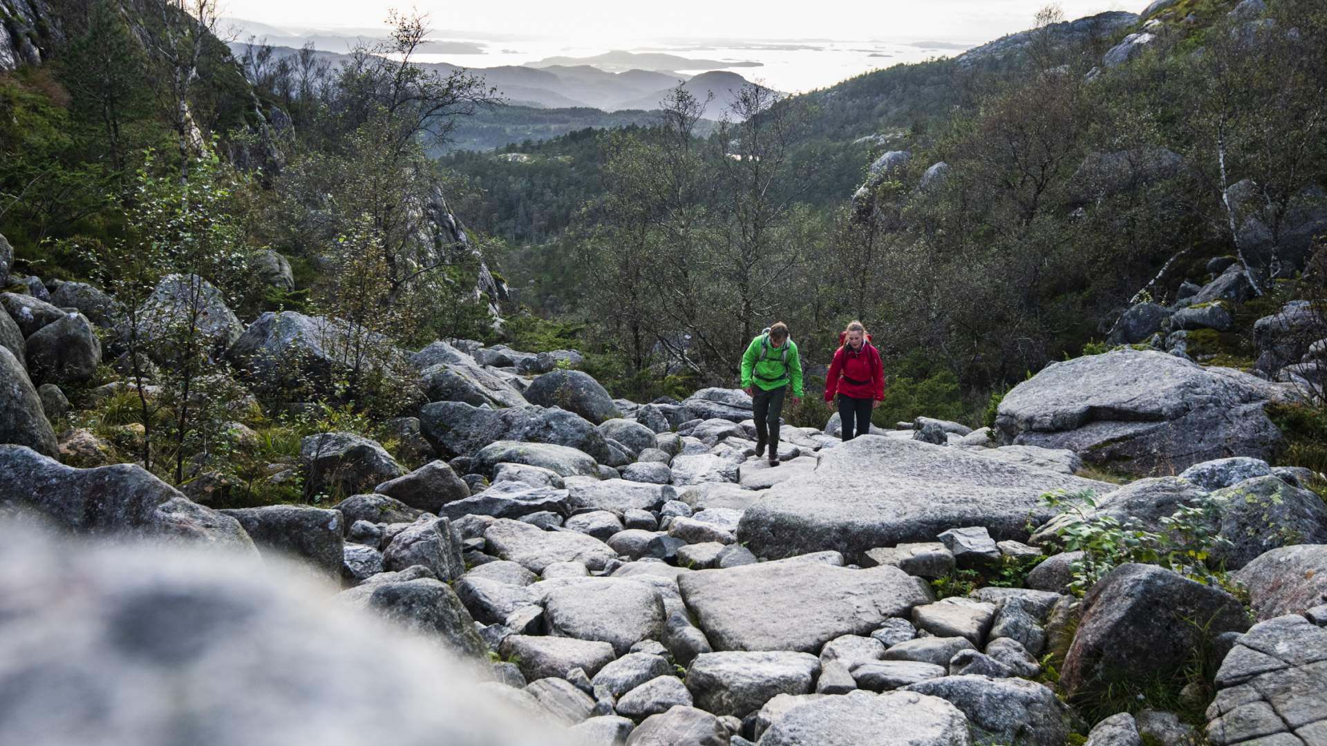 Wanderung zum Preikestolen im Lysefjord