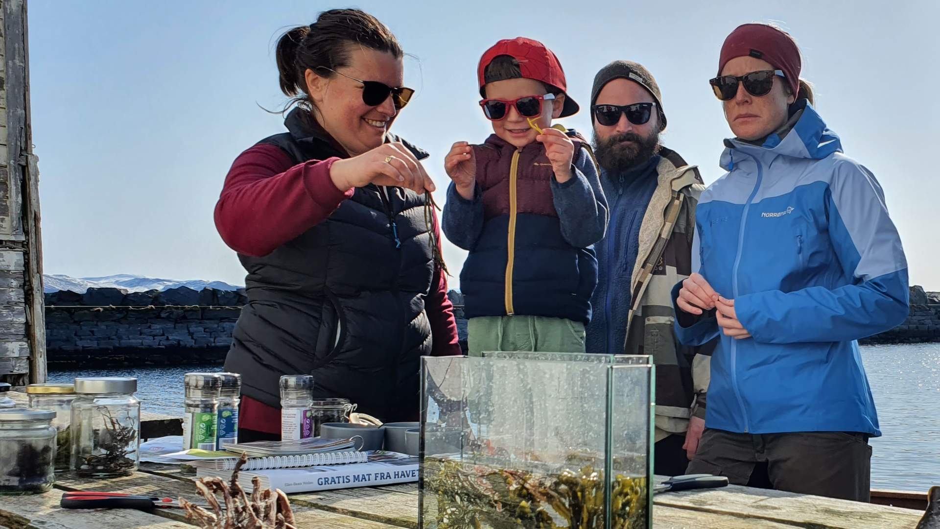 Interessant med tang og tare for både store og små.