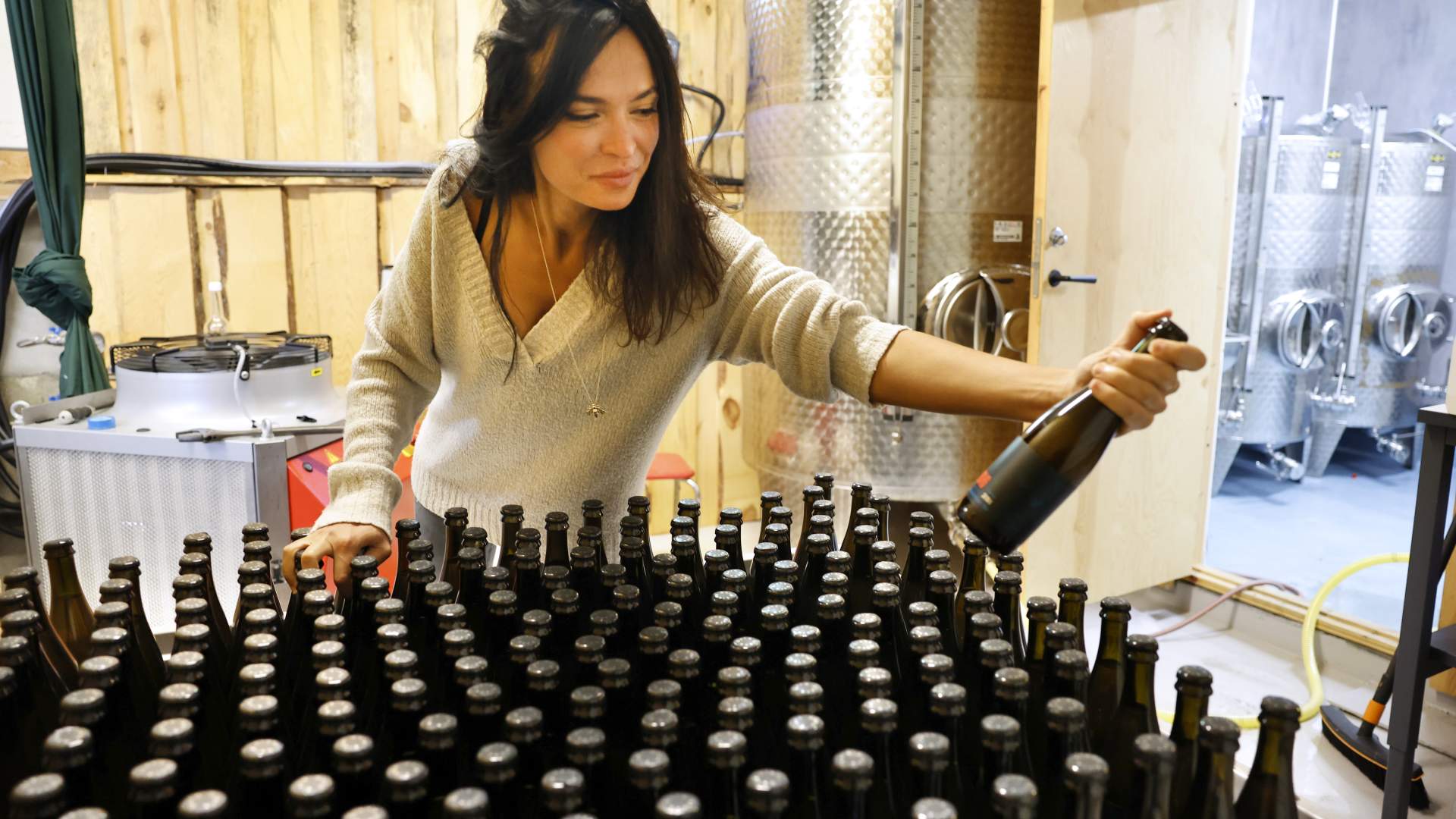 Cider-Verkostung bei Eiane Gard in Hjelmeland