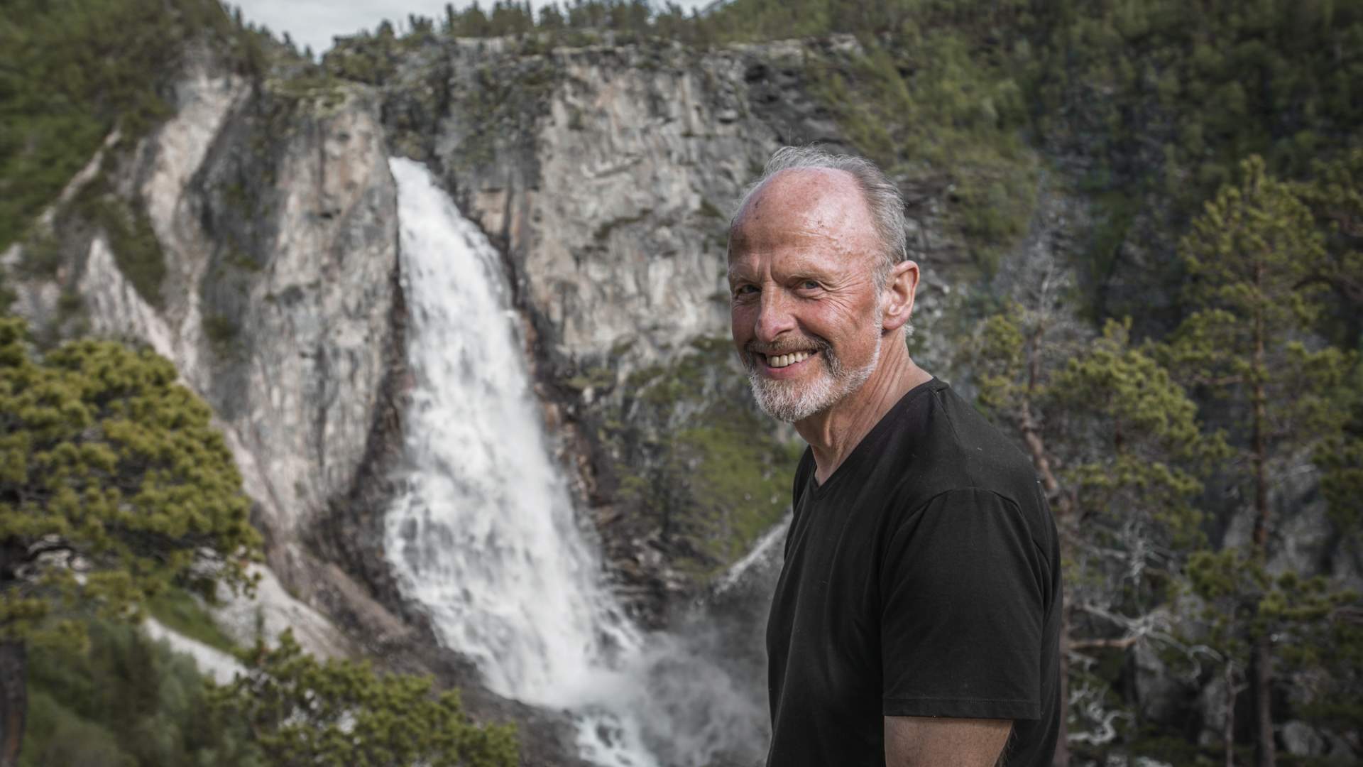 Die Wasserfälle hinein Åmotan