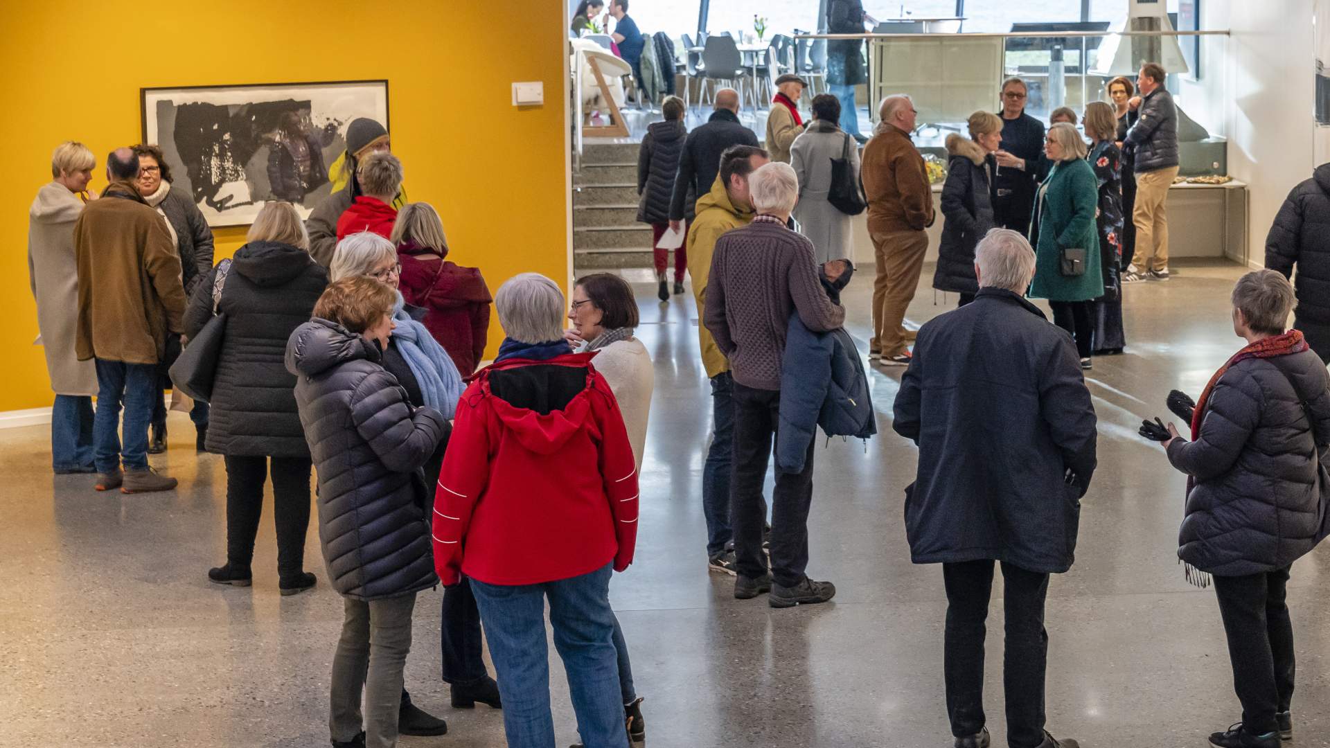 Arrangement i galleriet på Alnes fyr og opplevelsessenter